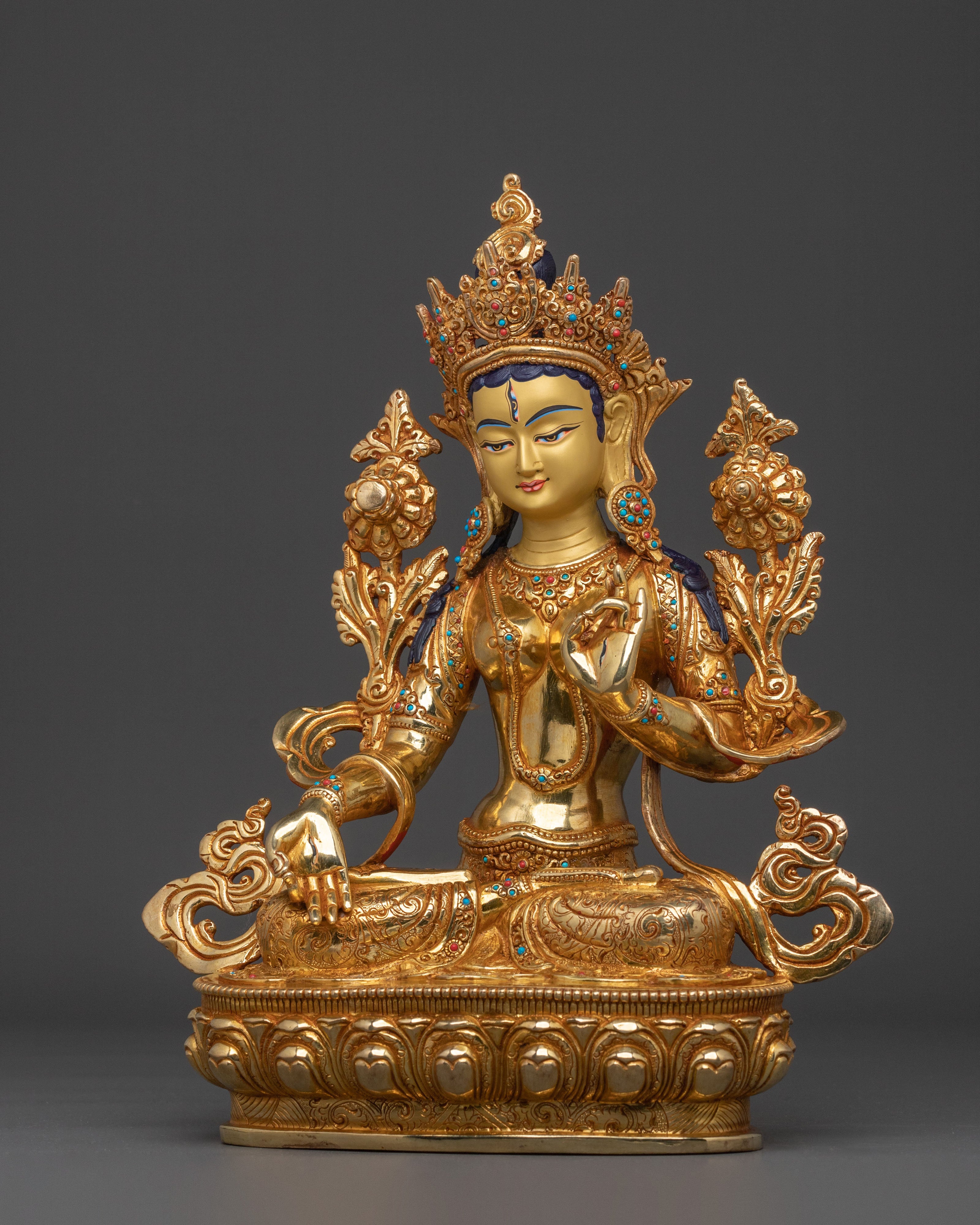 White Tara Sacred Statue | Buddhist Goddess