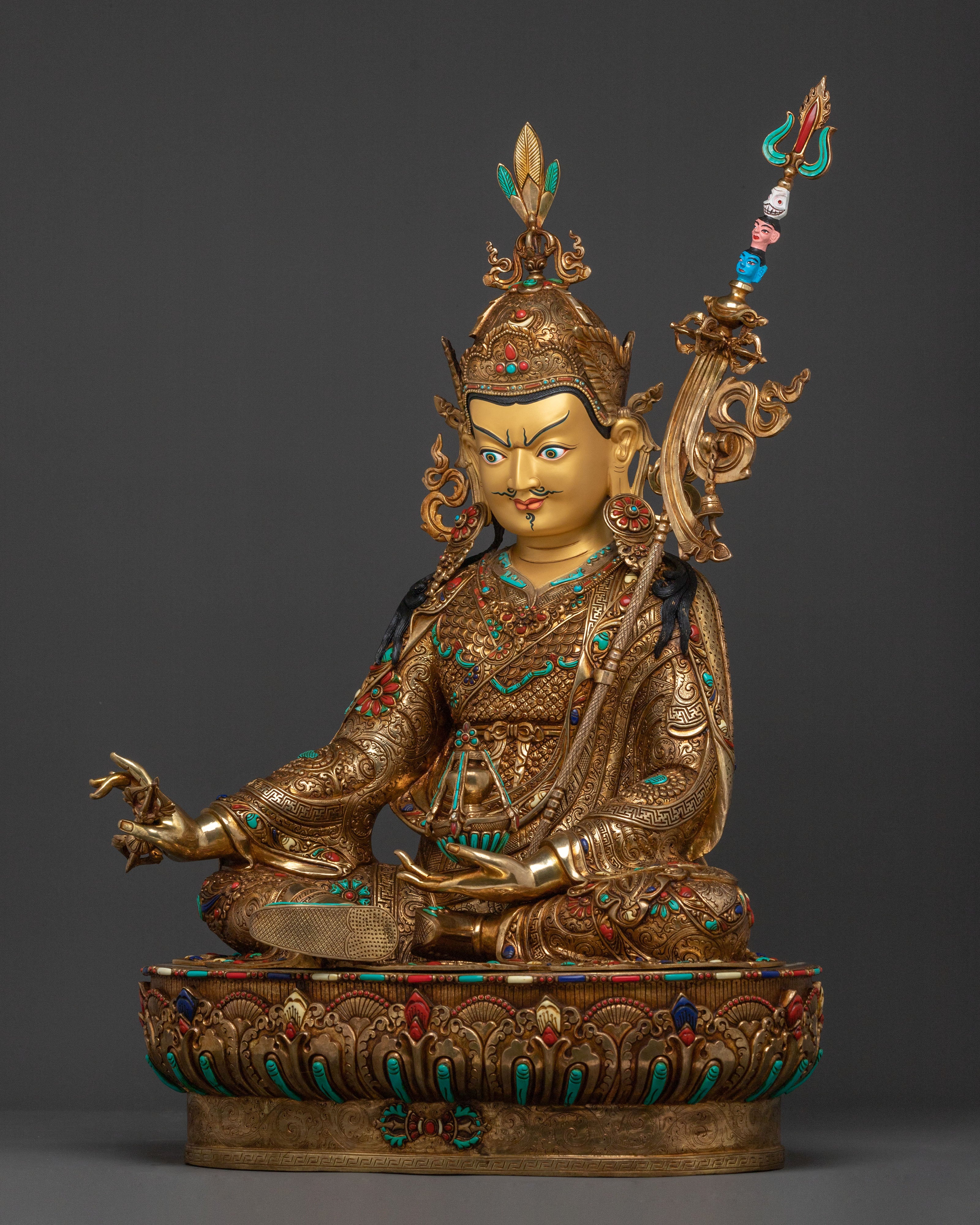 Guru Rinpoche Buddhist Statue | Sacred Figurine