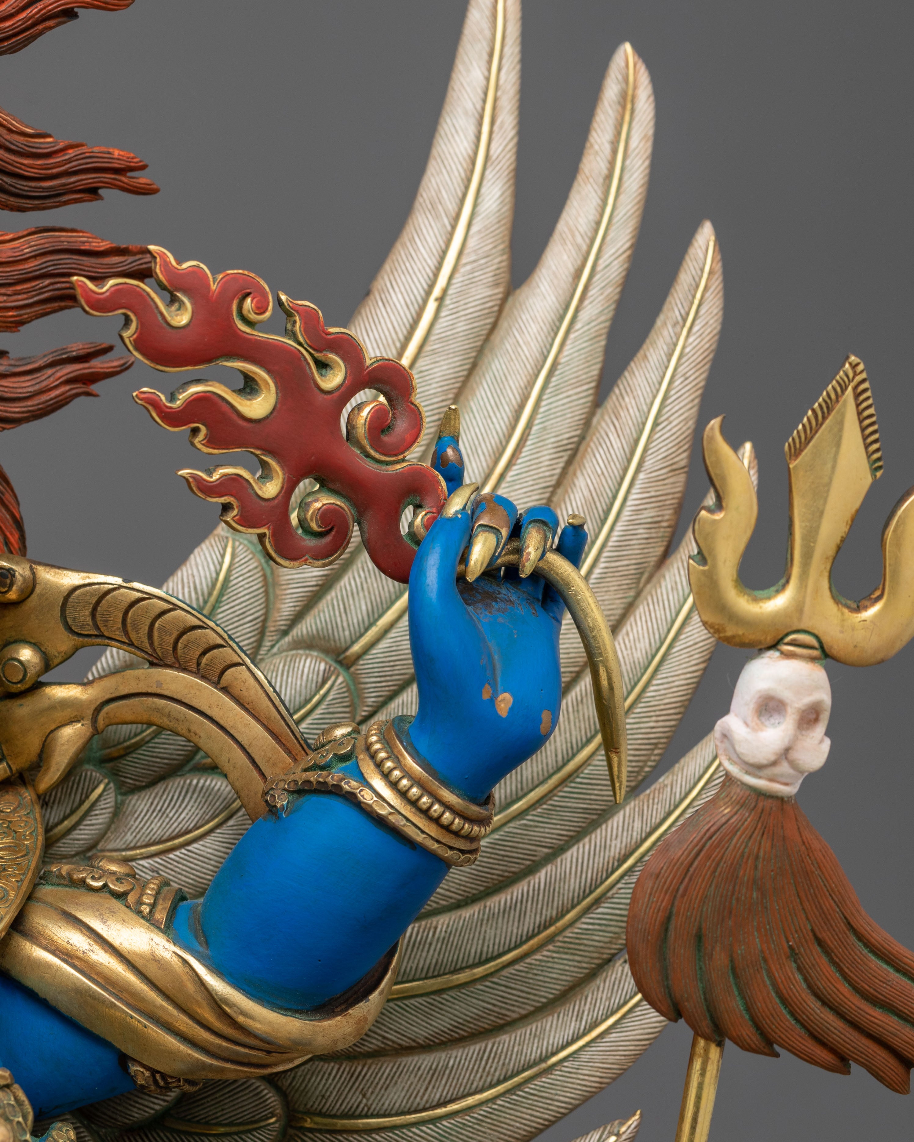 Buddhist Statue of Vajrakilaya | Wrathful Deity for Removing Obstacles