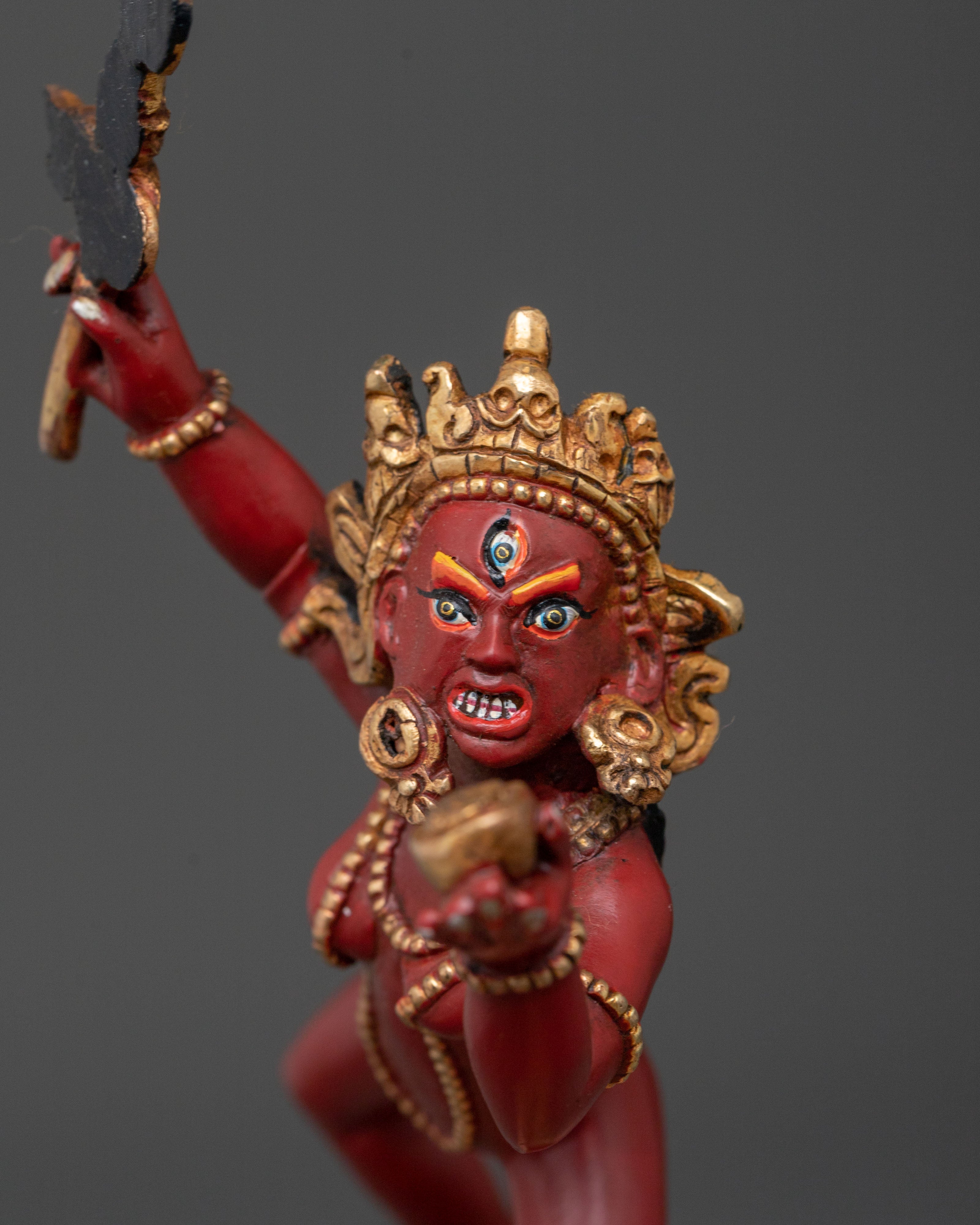 Handcrafted Yama Dharmaraj Figure | Fierce Deity