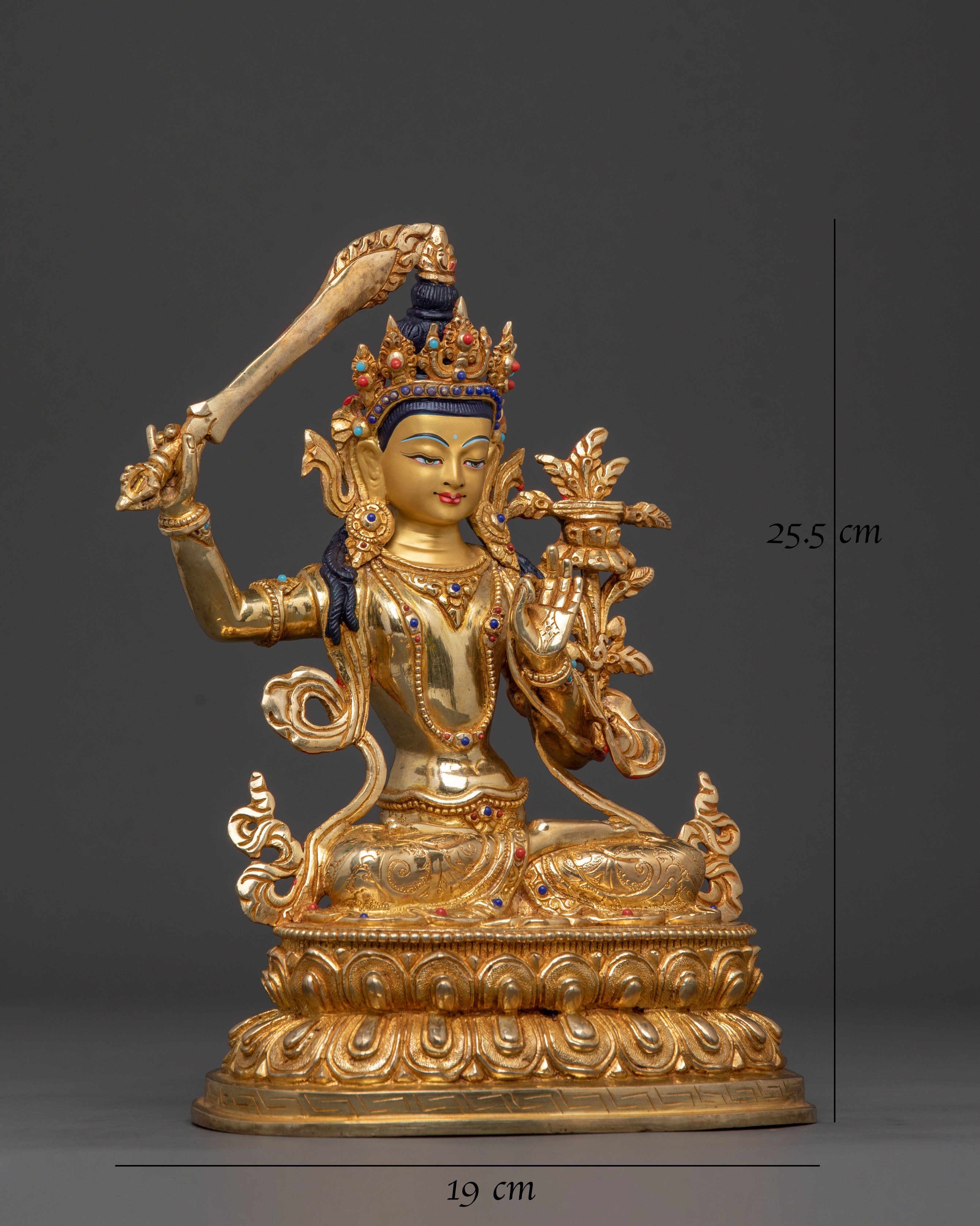 Manjushri Sacred Statue | Symbol of Supreme Wisdom