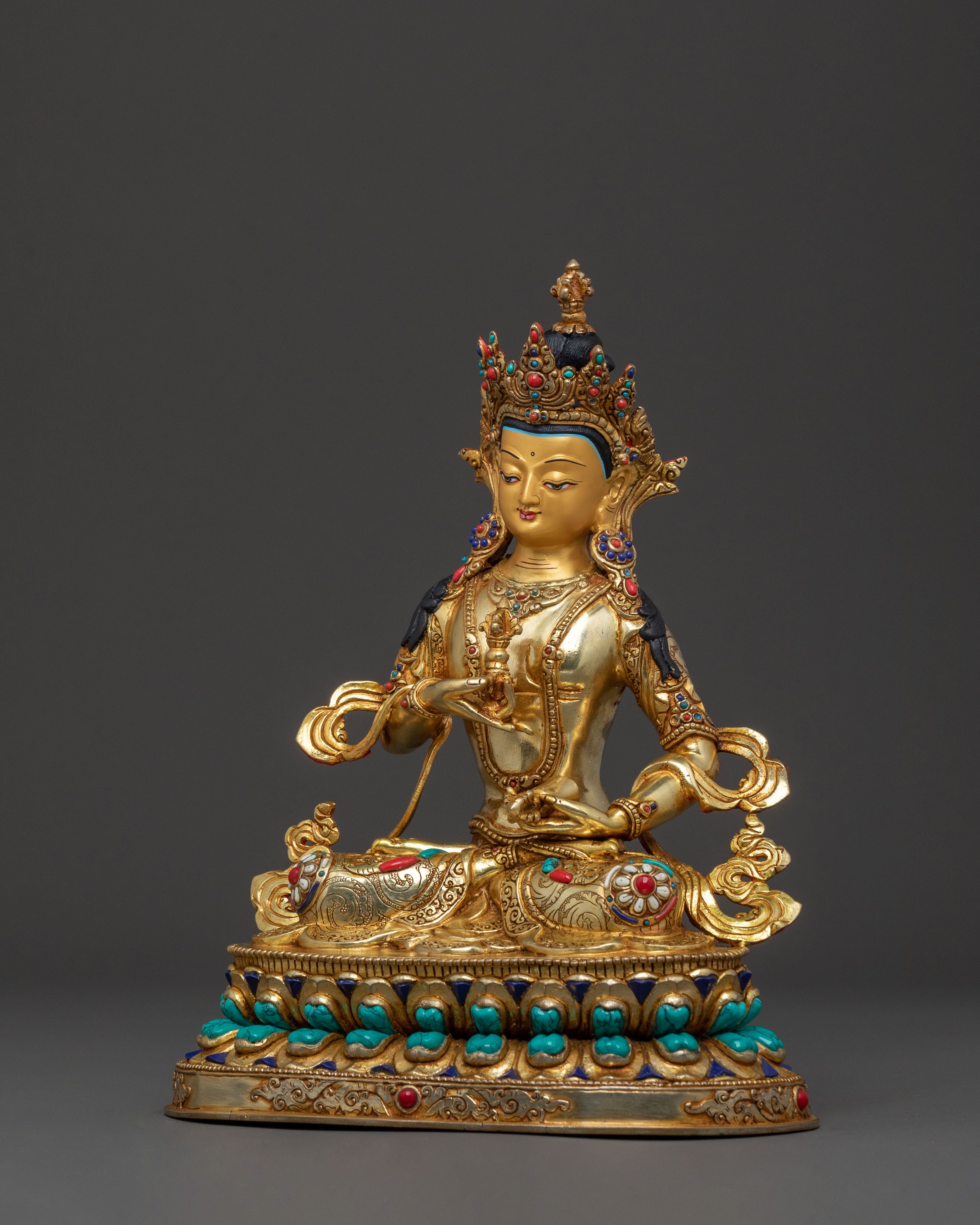 Sacred Vajrasattva Buddha Statue Decor | Home Altar Decor