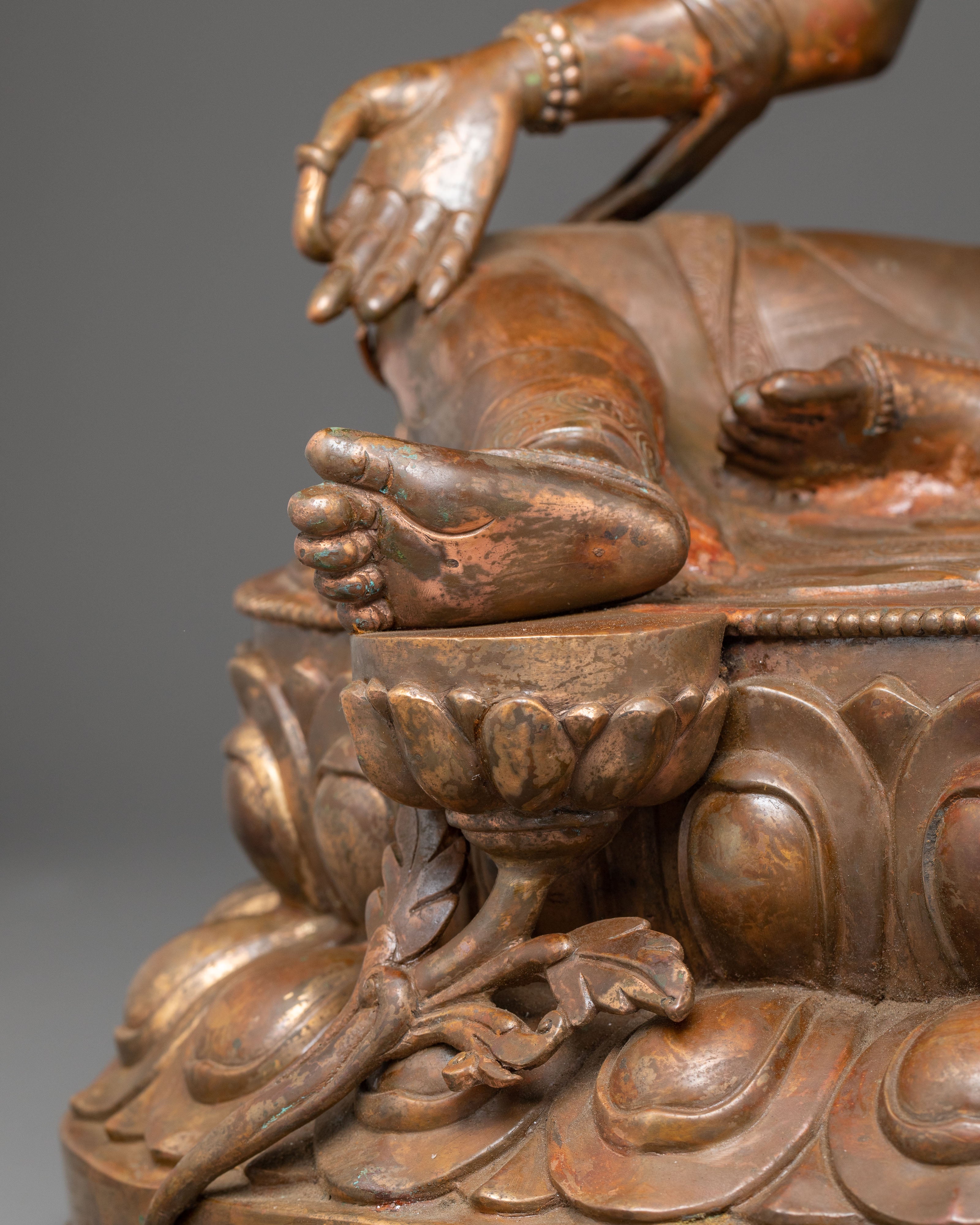 Green Tara Statue of Love | Female Goddess of Protection