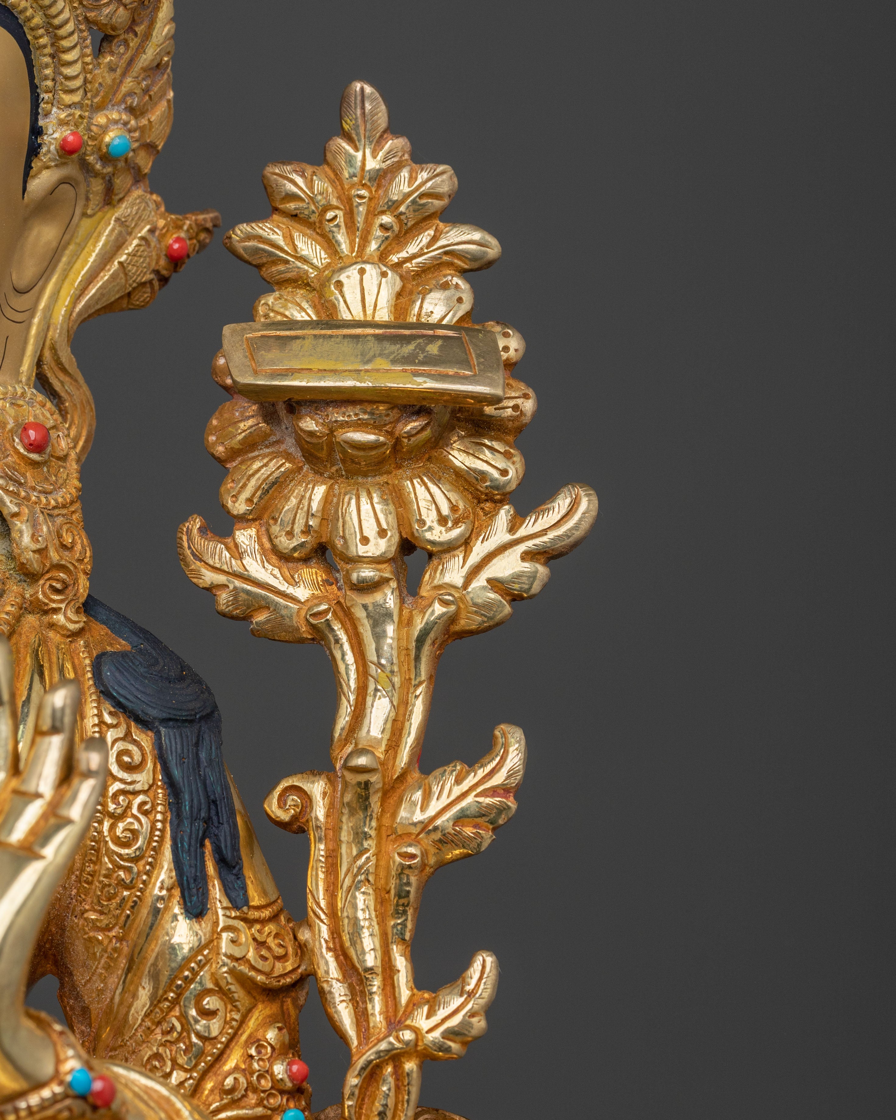 Wisdom Buddha Manjushri Statue | Enlightened Wisdom Altar Decor