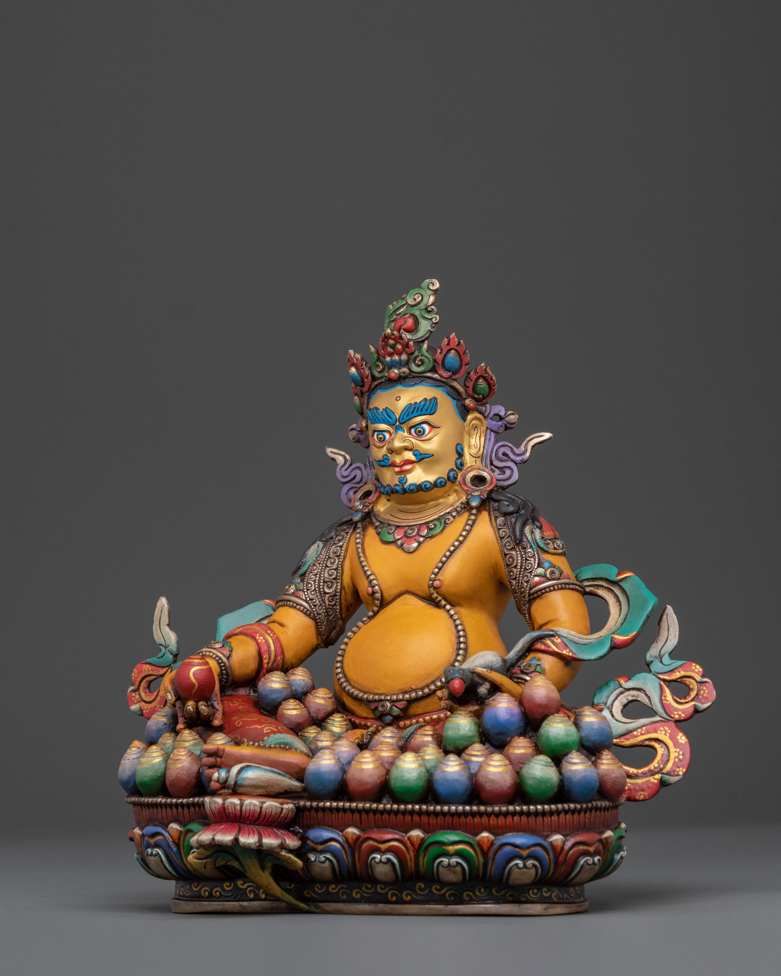 Dzambhala Statue | Tibetan Buddhist Wealth God
