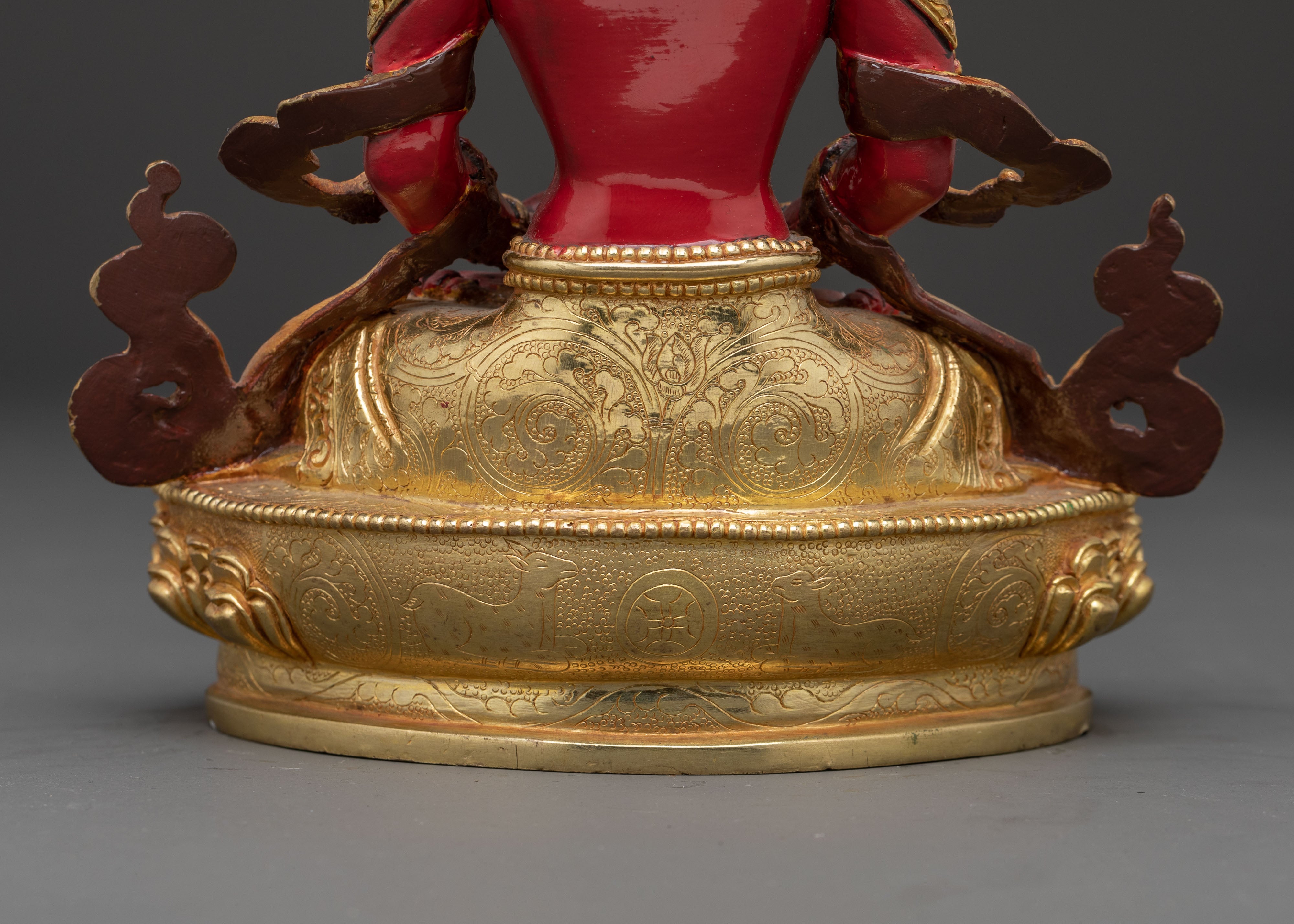 Golden Statue of Bodhisattva Amitayus | Symbol of Longevity