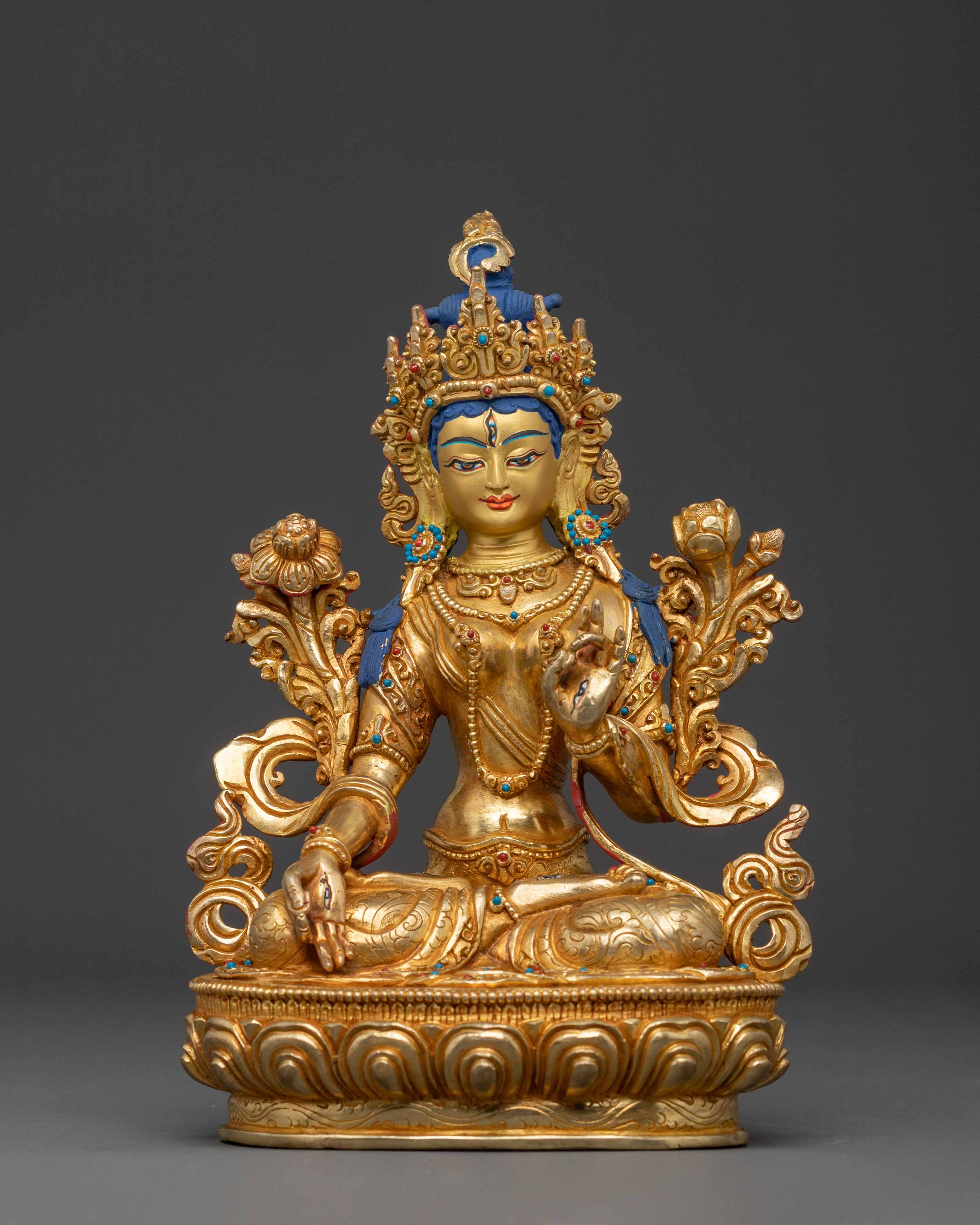 White Tara Statue 