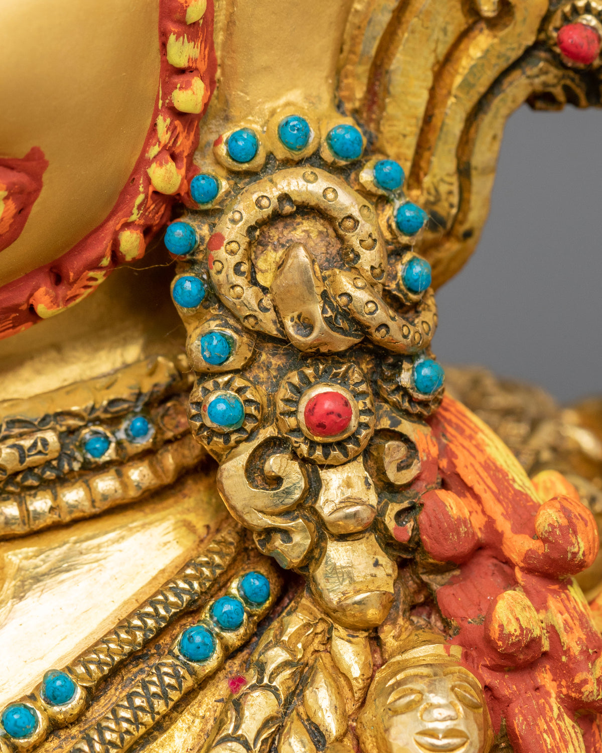 Six Armed Mahakala Copper Figurine | Tibetan Buddhist Protector