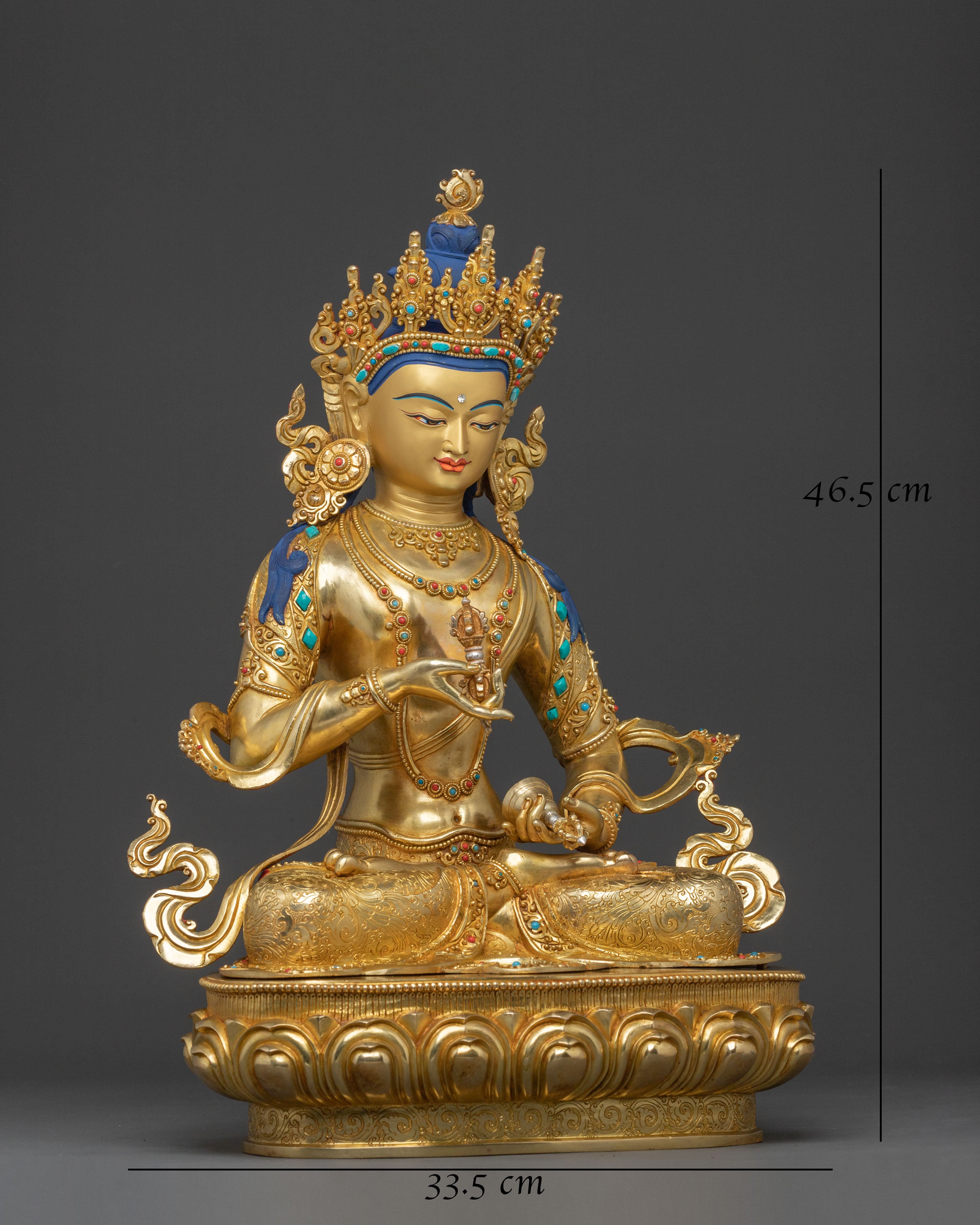 Vajrasattva Golden Statue | Purification Tantric
