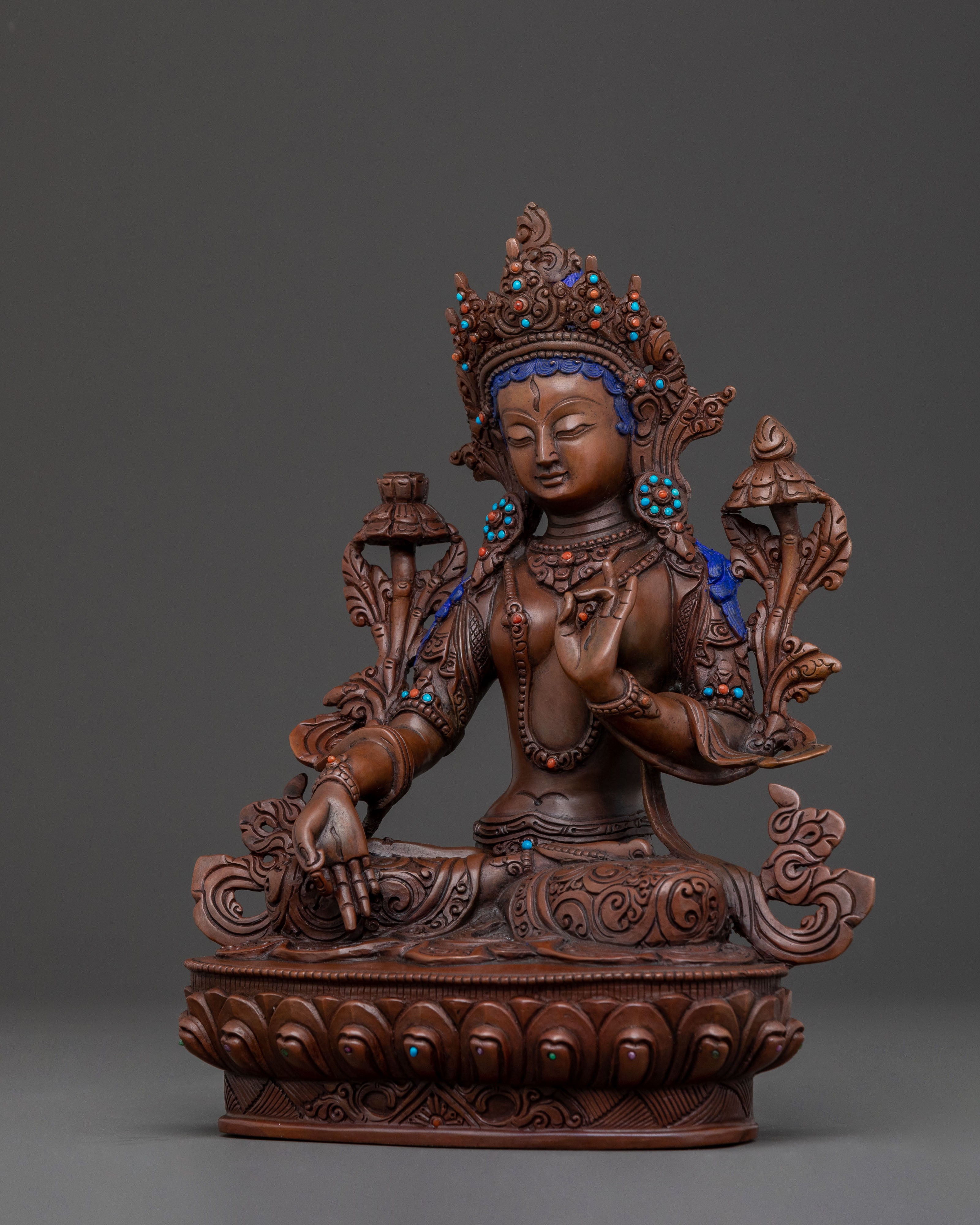 White Tara Sculpture | Compassionate Figure