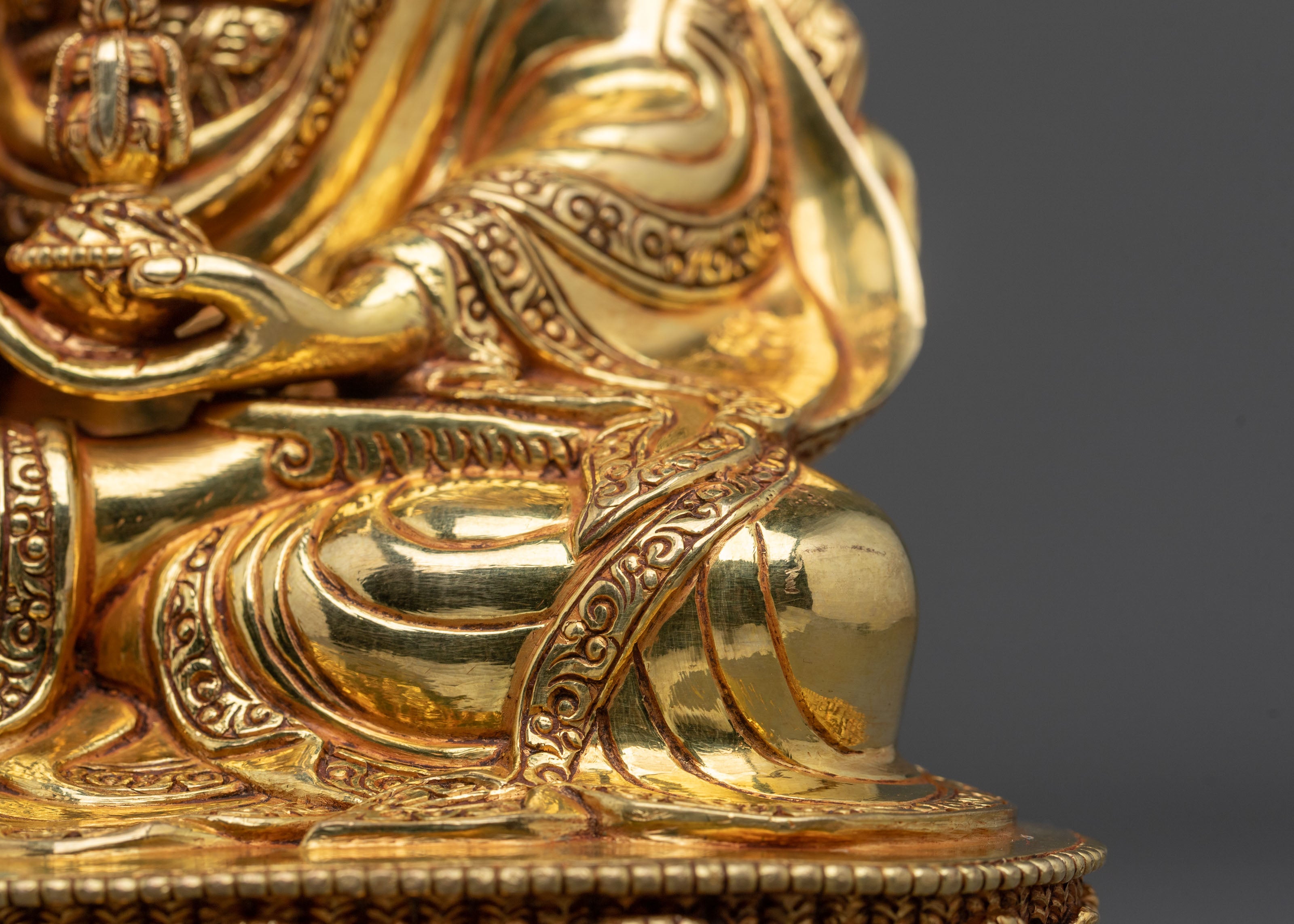 Tibetan Guru Tsokye Dorje Sacred Figurine |  Himalayan Altar Decor