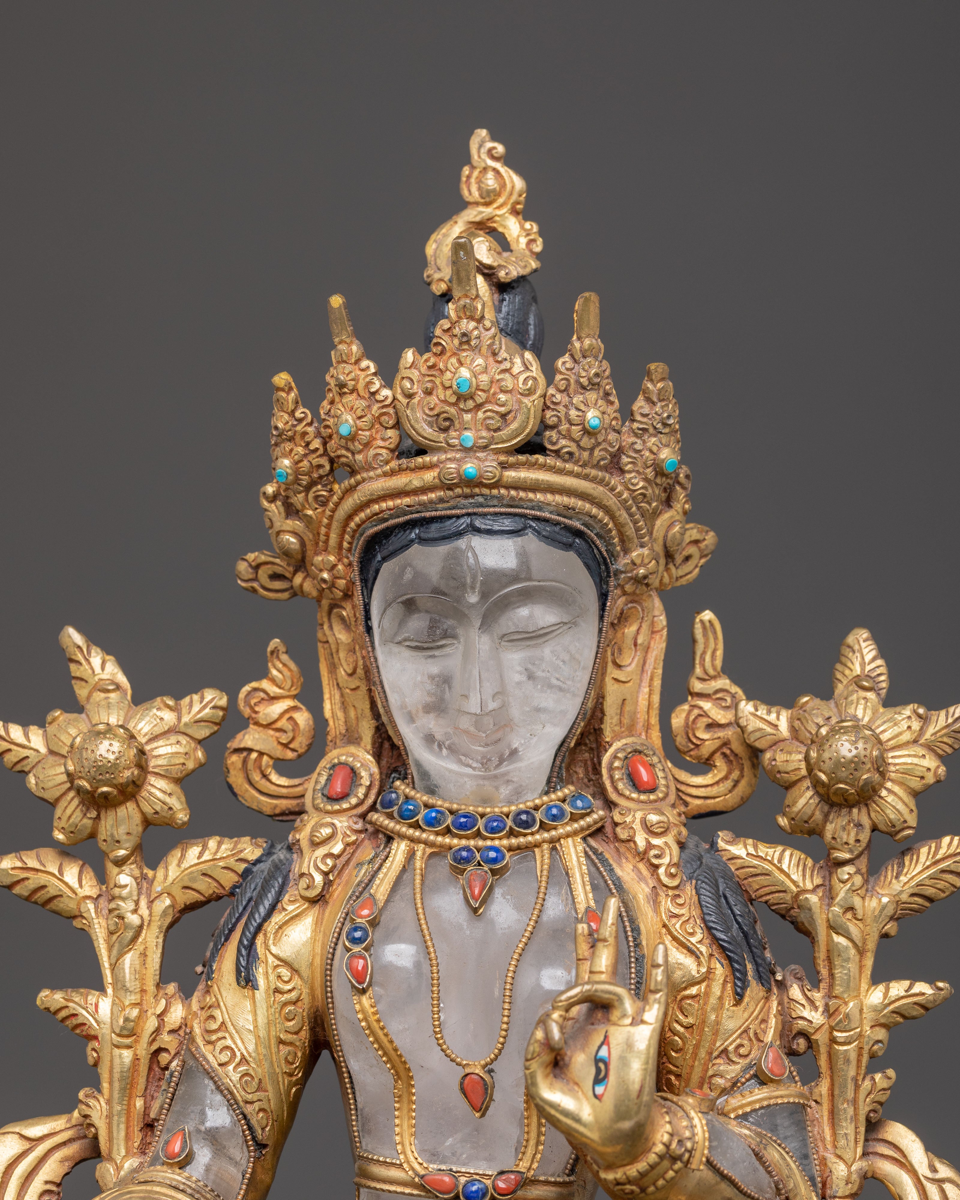 White Tara Statue: Buddhist Healing Goddess