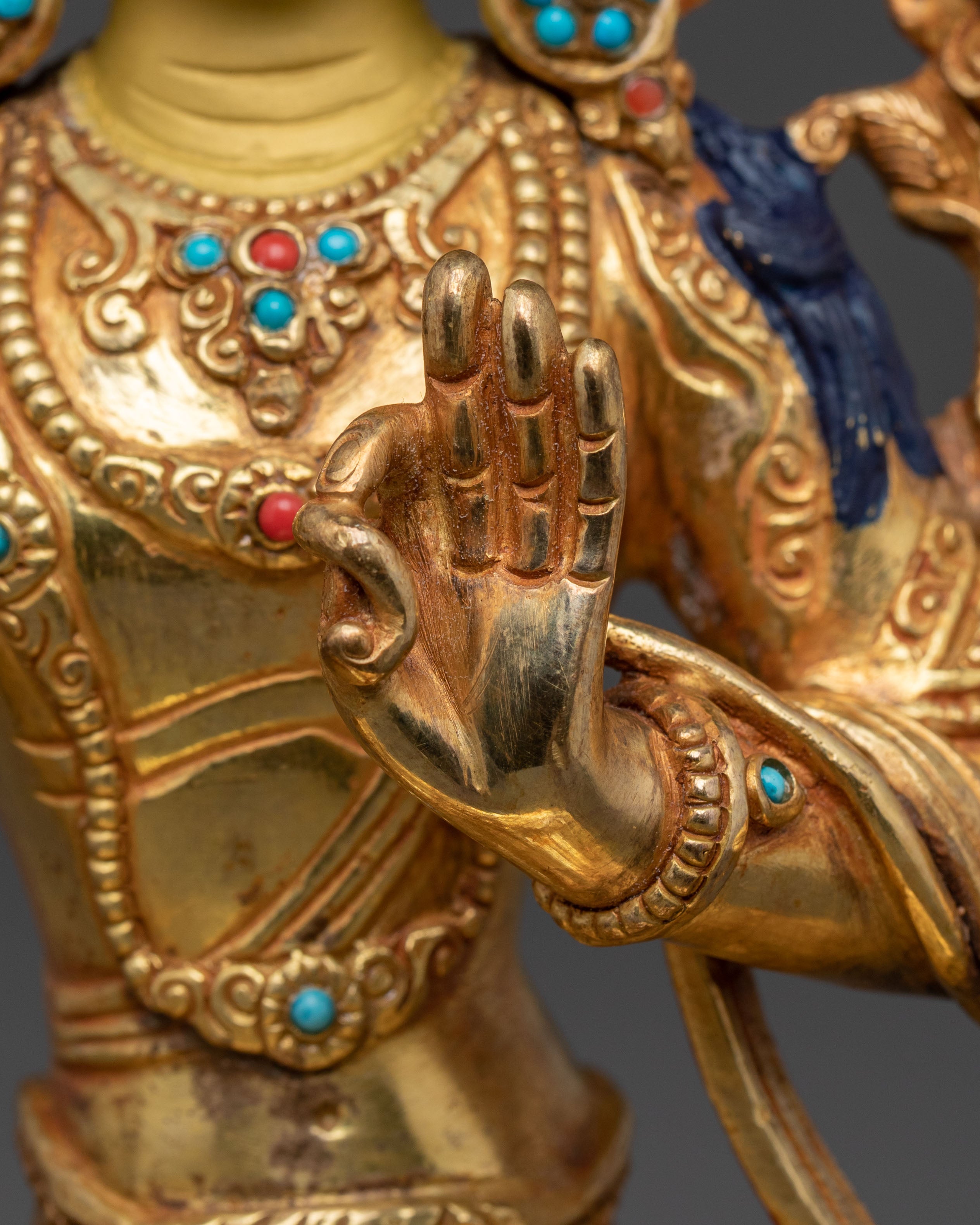 Handcrafted Manjushri Statue | Wisdom Embodied