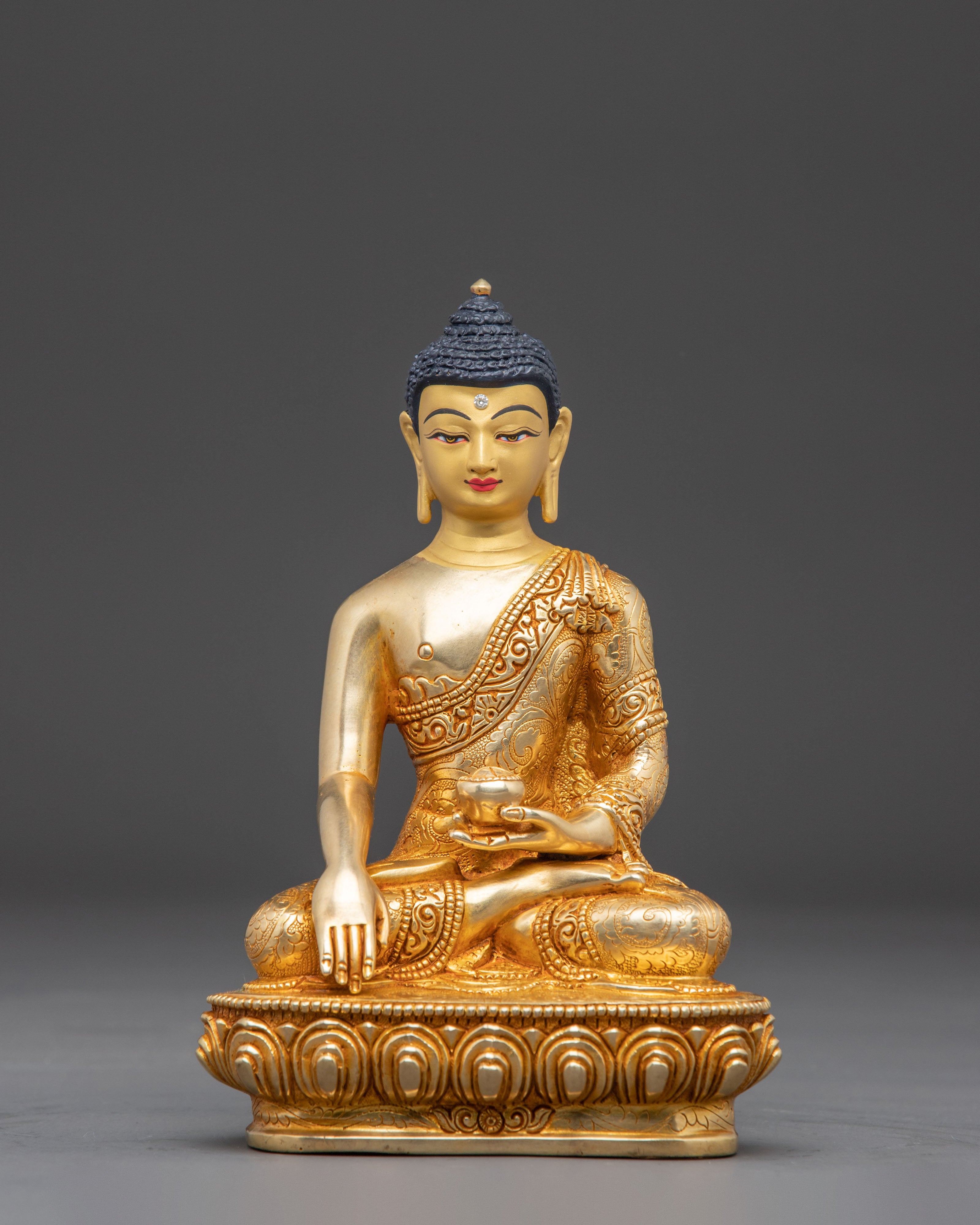 Handmade Radiant Shakyamuni Buddha Statue | Historical Buddha