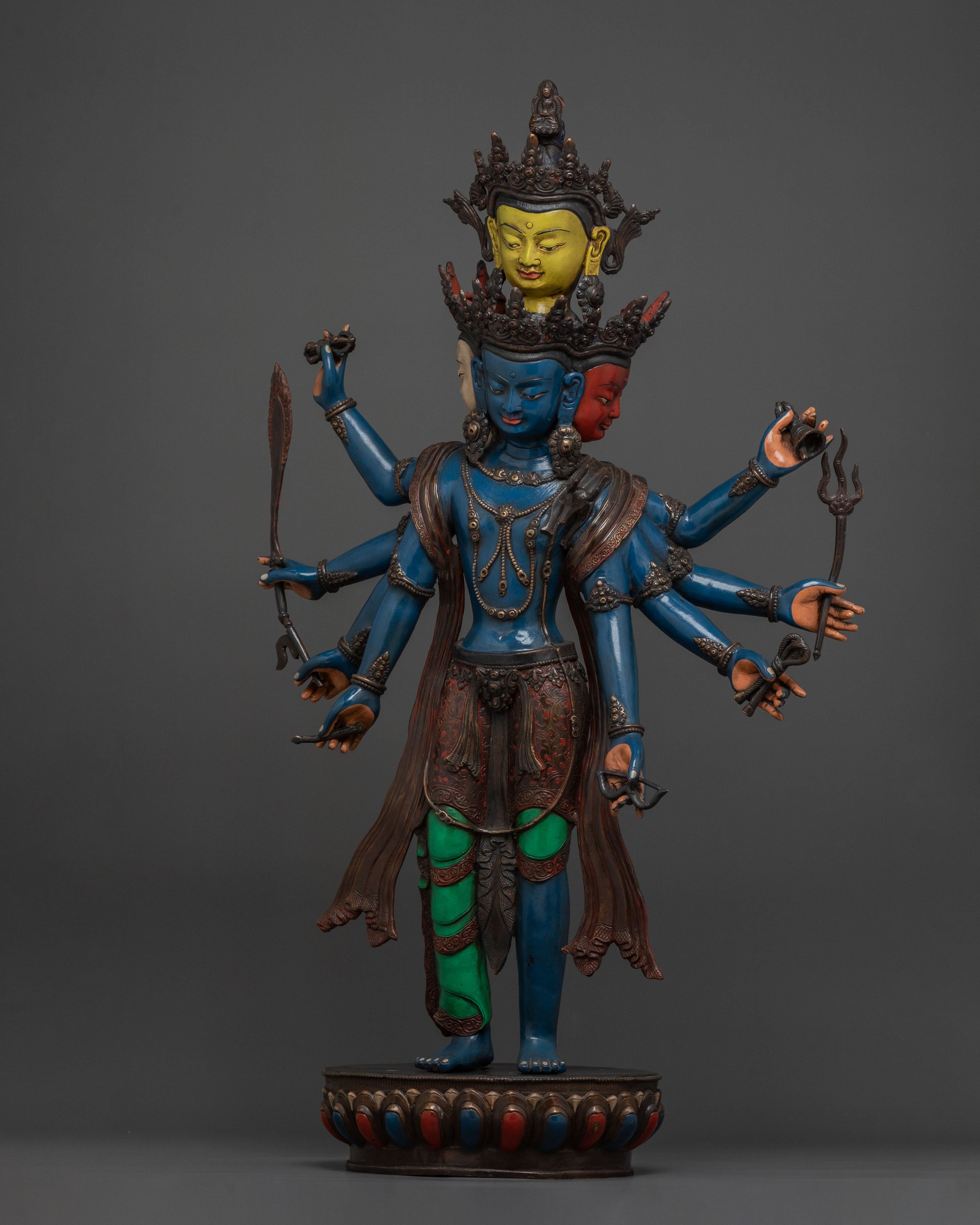 Lokeshwor Traditional Figurine in Pure Copper