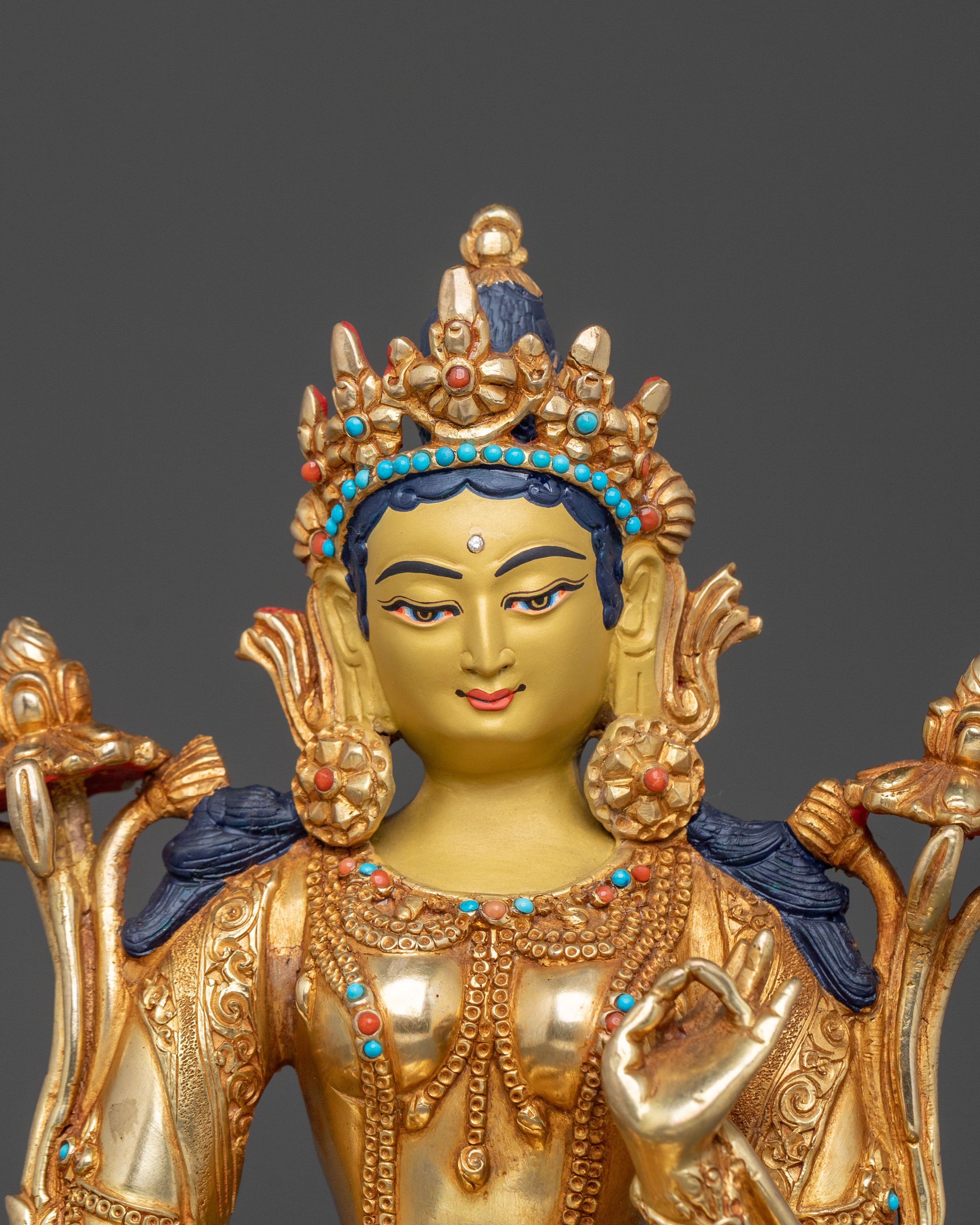 Mother Green Tara Statue: Swift Compassion
