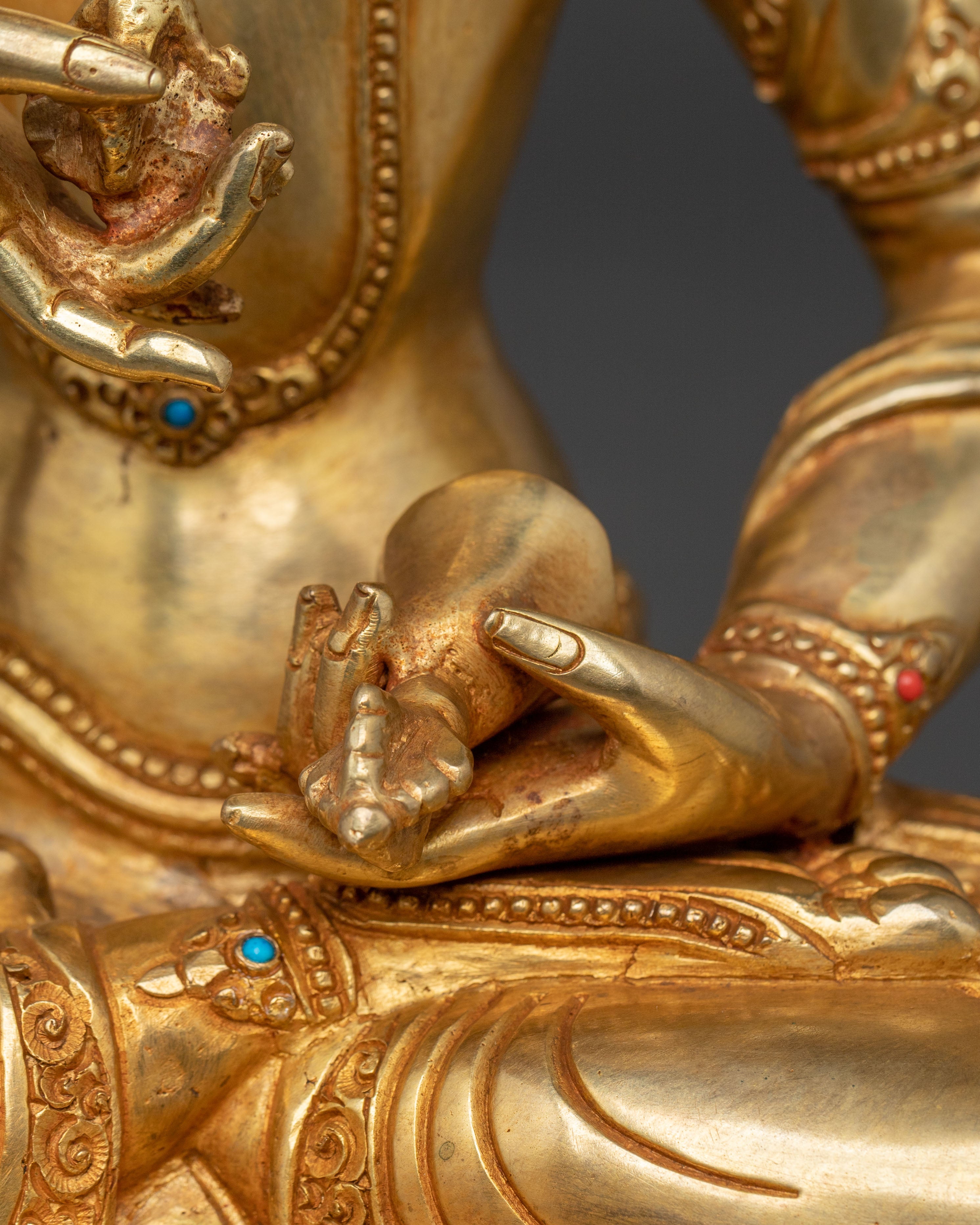 Vajrasattva Vajrayana Sculpture | Meditation Figurine