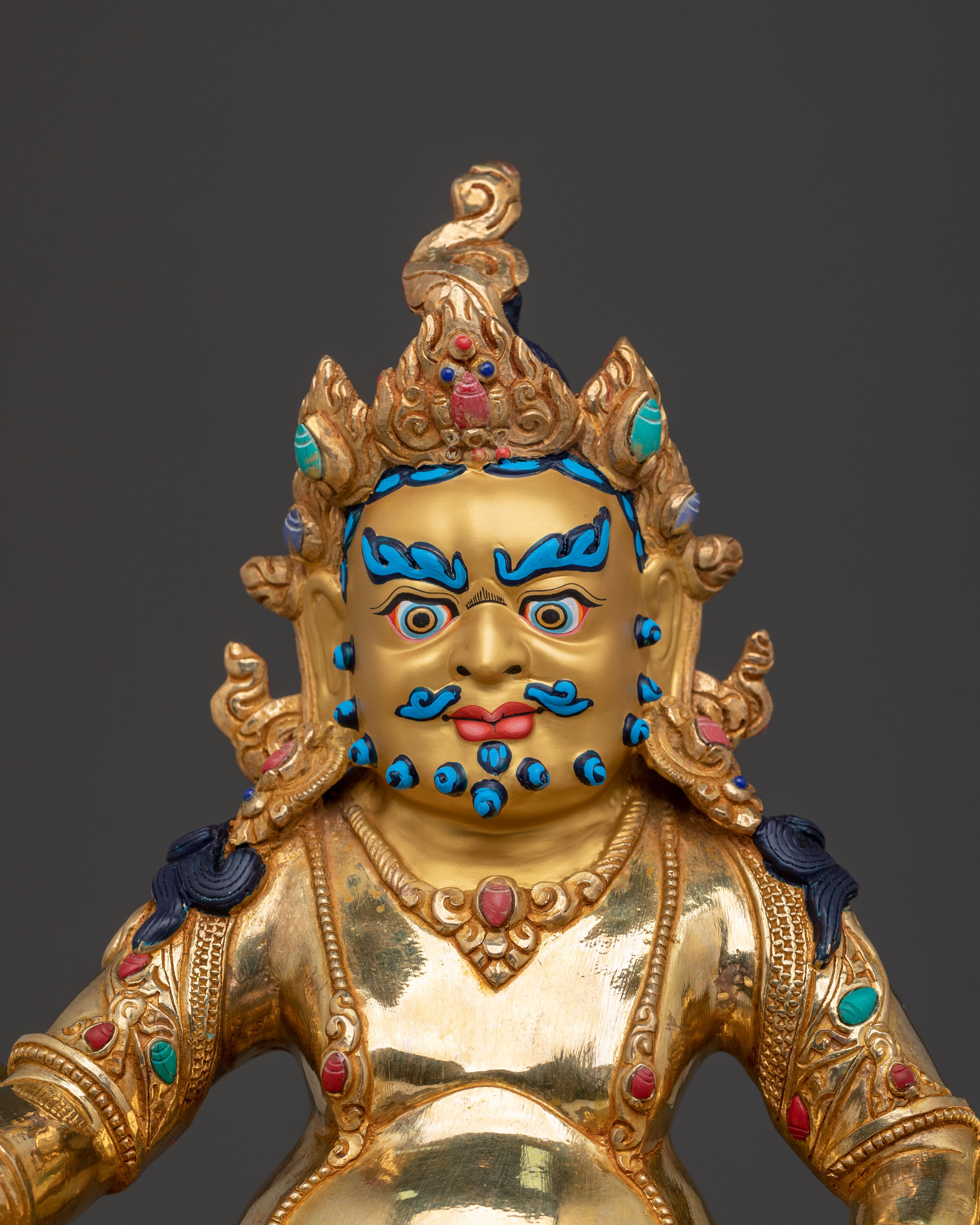Handcrafted Dzambhala Spiritual Statue | Wealth Deity