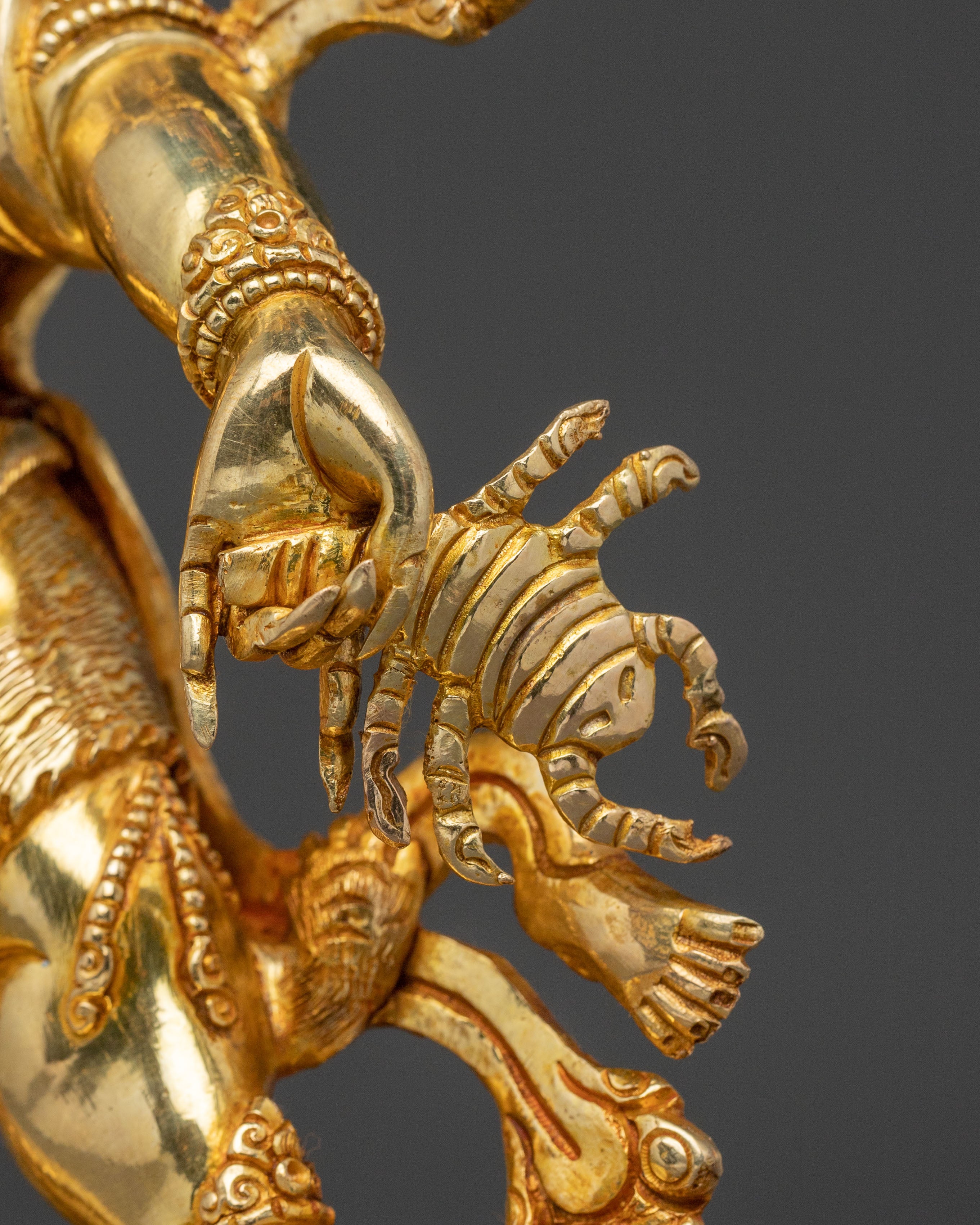 Guru Dragpo Spiritual Statue: Wrathful Protector Art