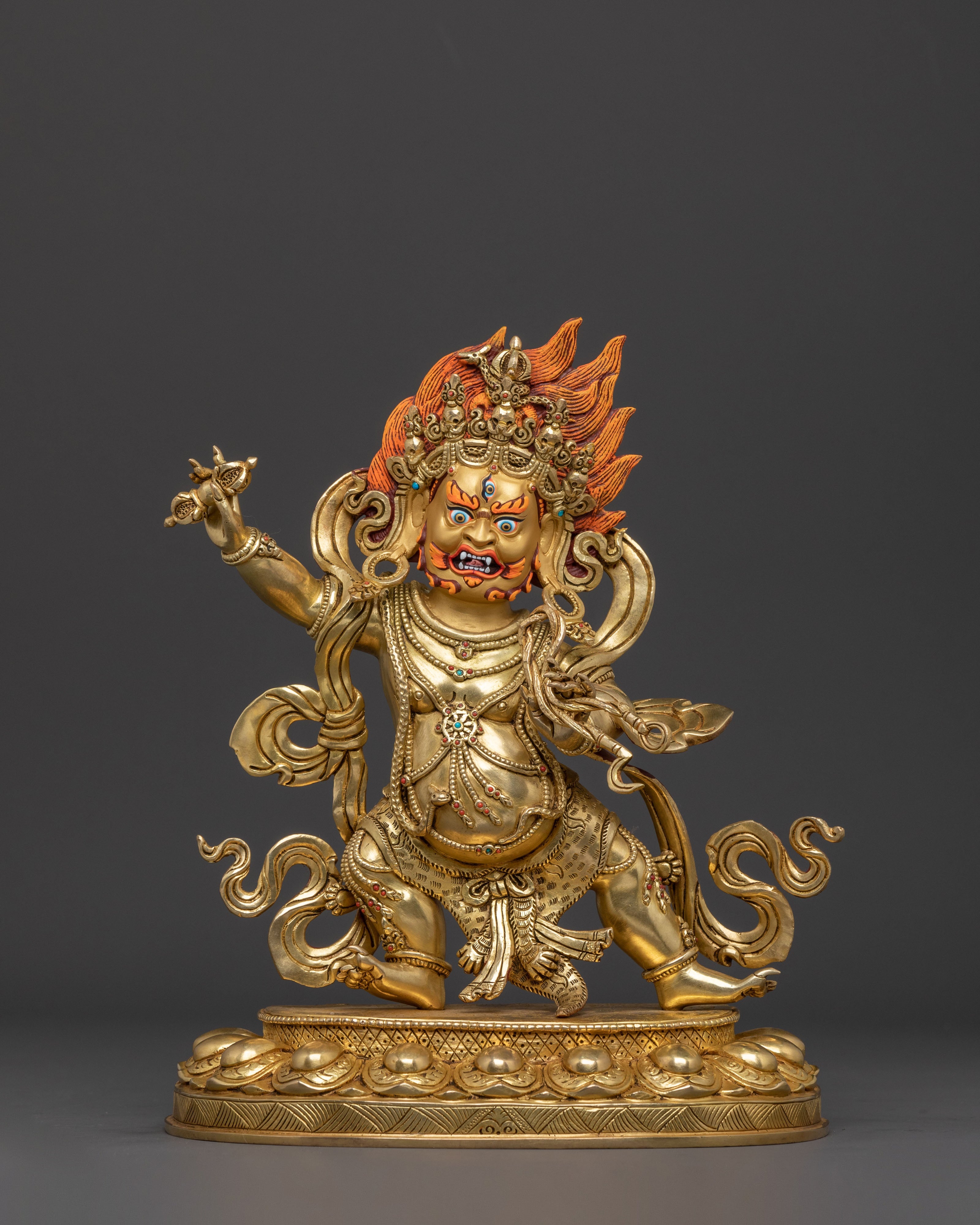 Vajrapani Statue Thunderbolt Bearer Guardian
