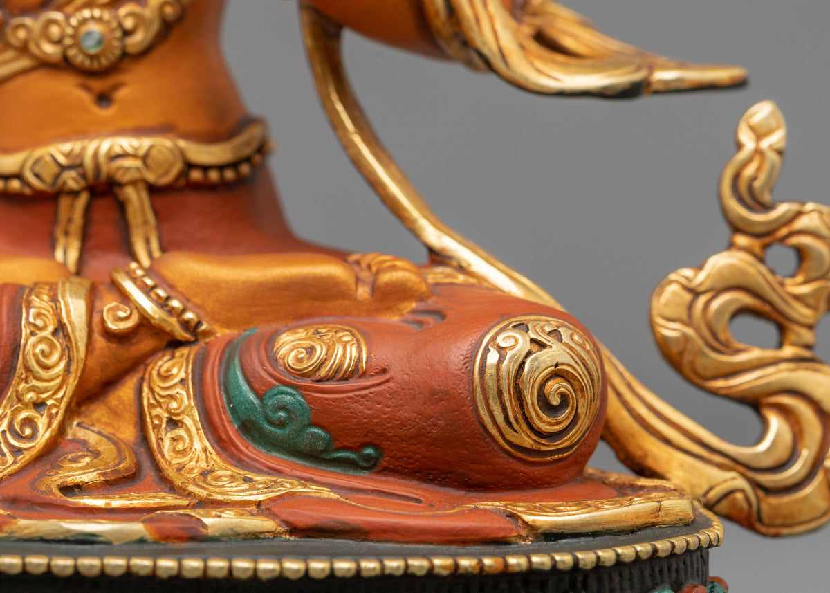 Manjushri Copper Figurine | Made in Nepal
