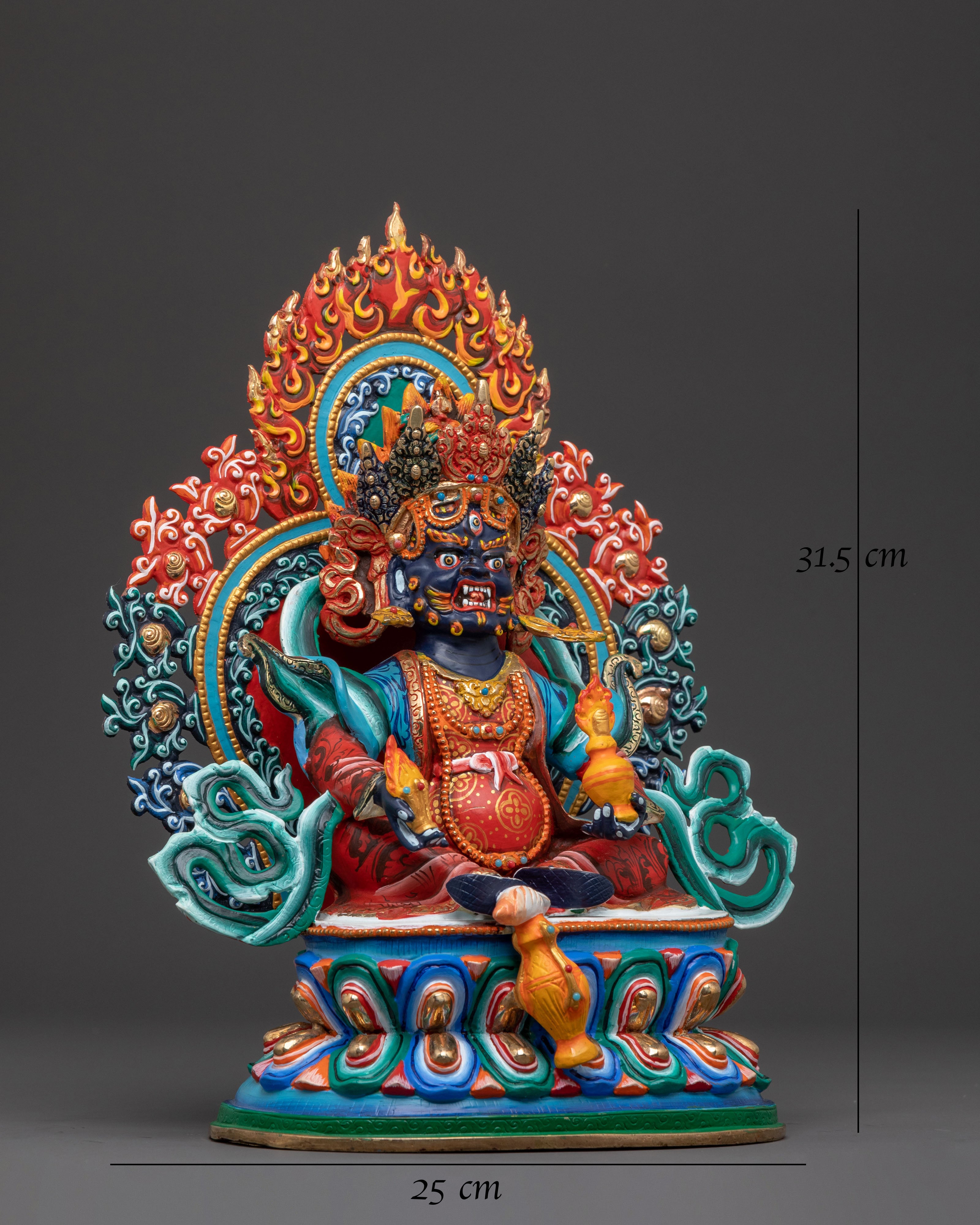 Shanglon Dorje Dudul Buddhist Statue – Handcrafted Devotion