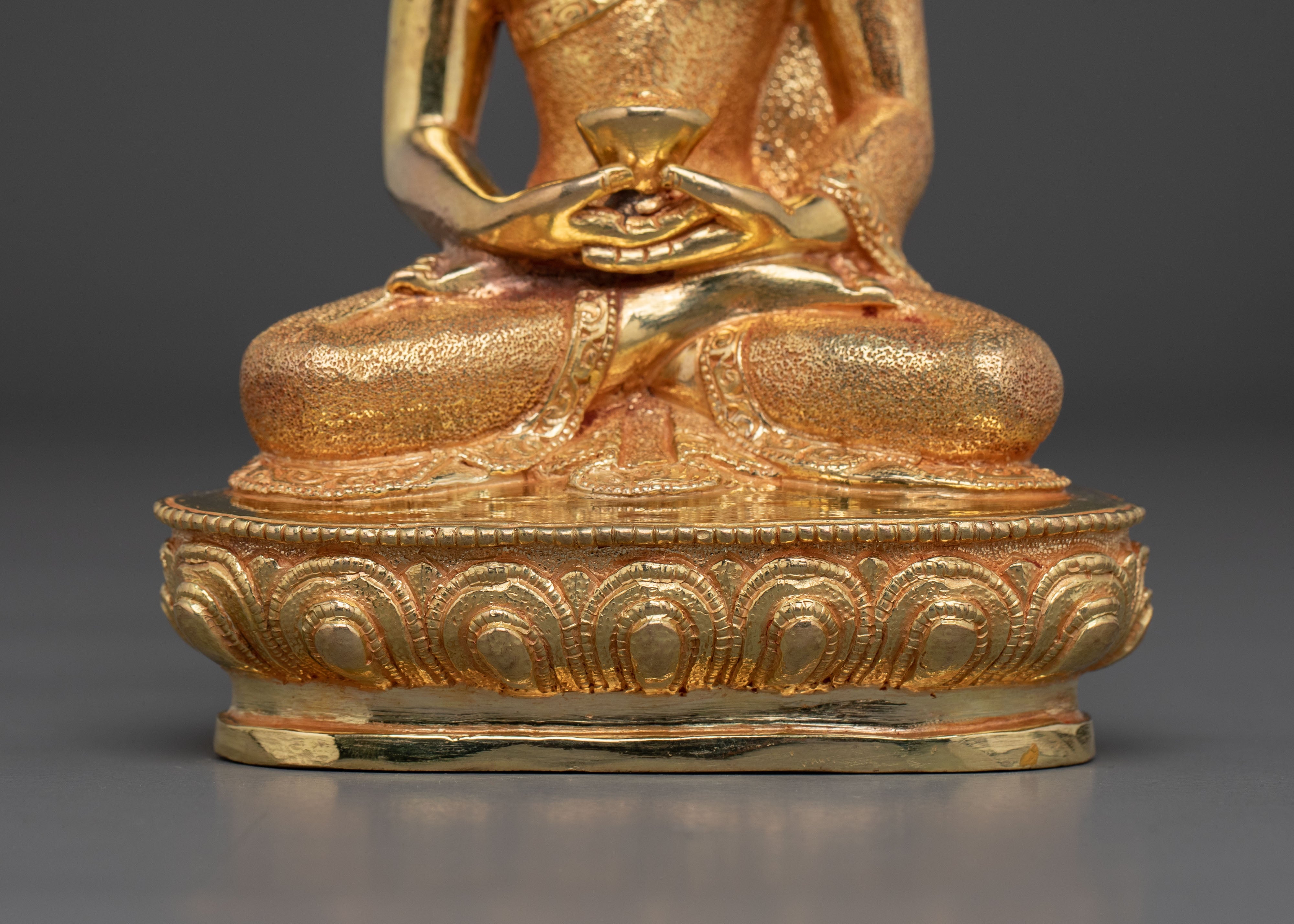 Copper Amitabha Buddha Sacred Statue | Made in Nepal