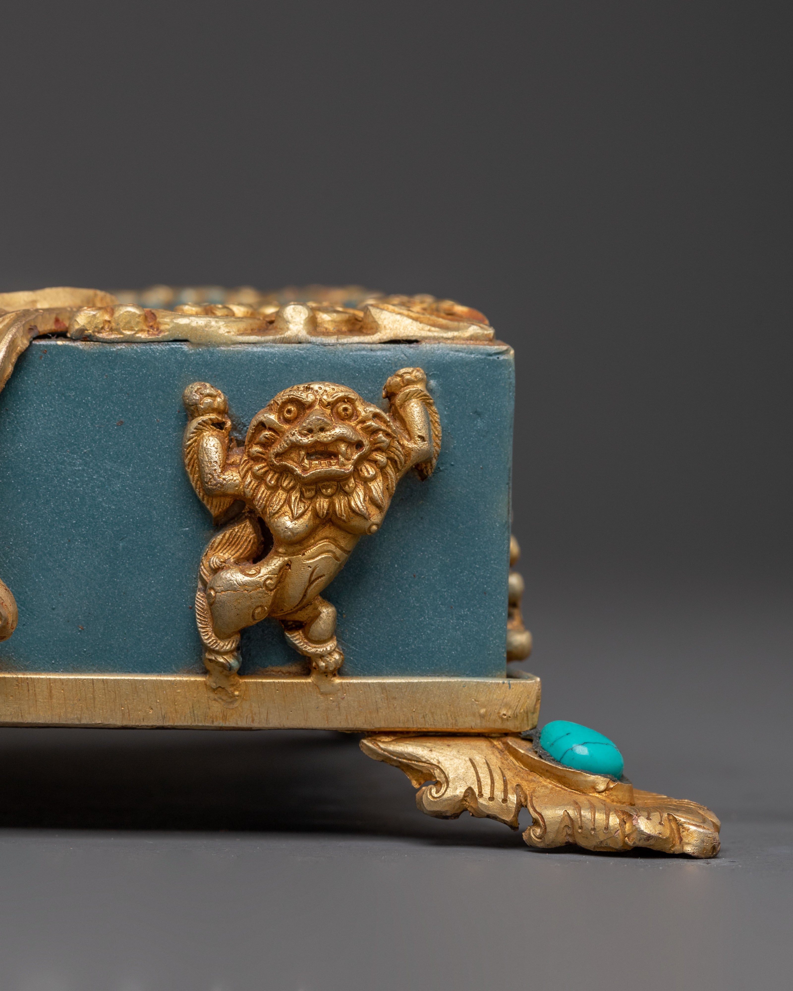 Throne: Handcrafted Copper Shrine Base