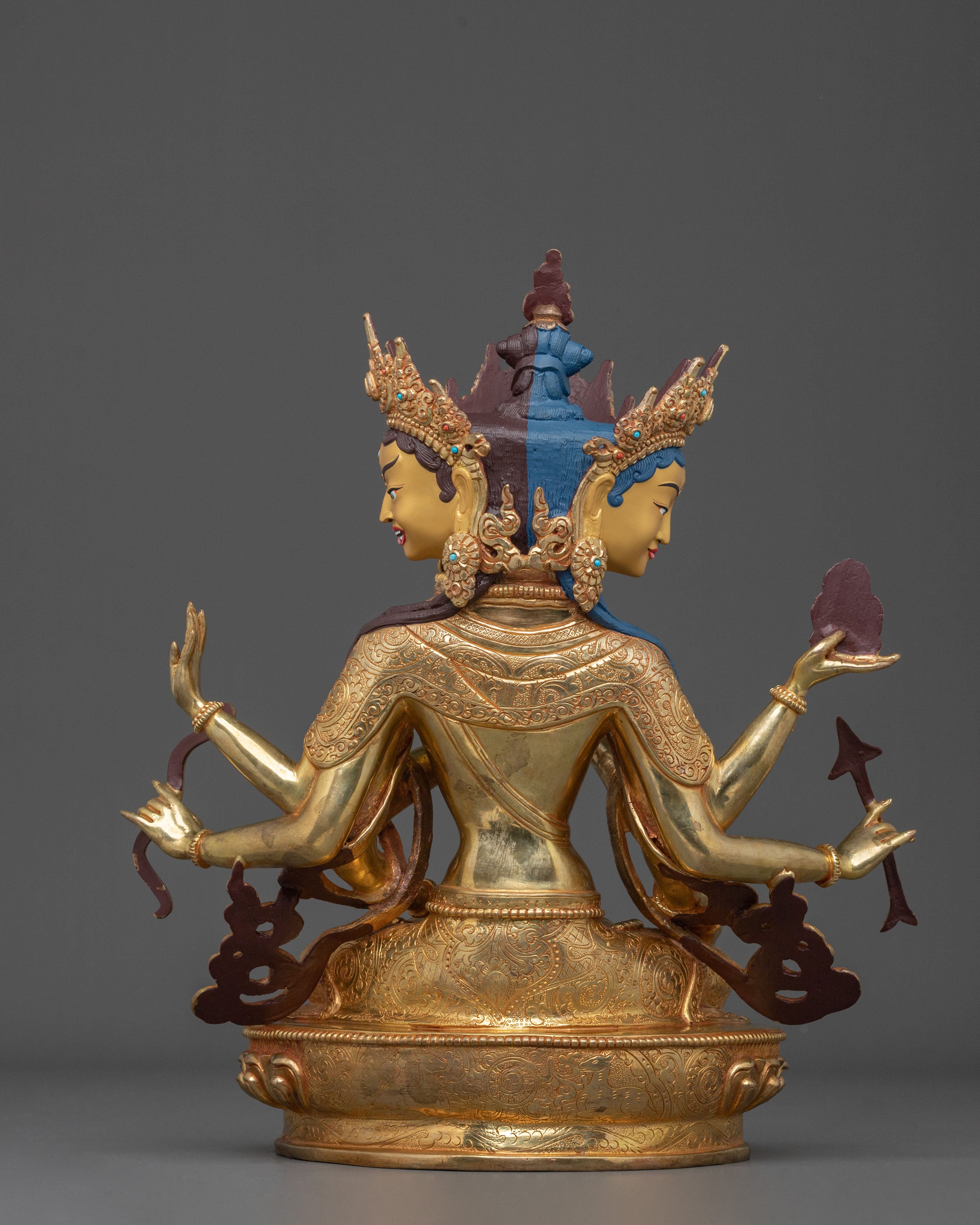 Tibetan Goddess Namgyalma Statue | Longevity Deity