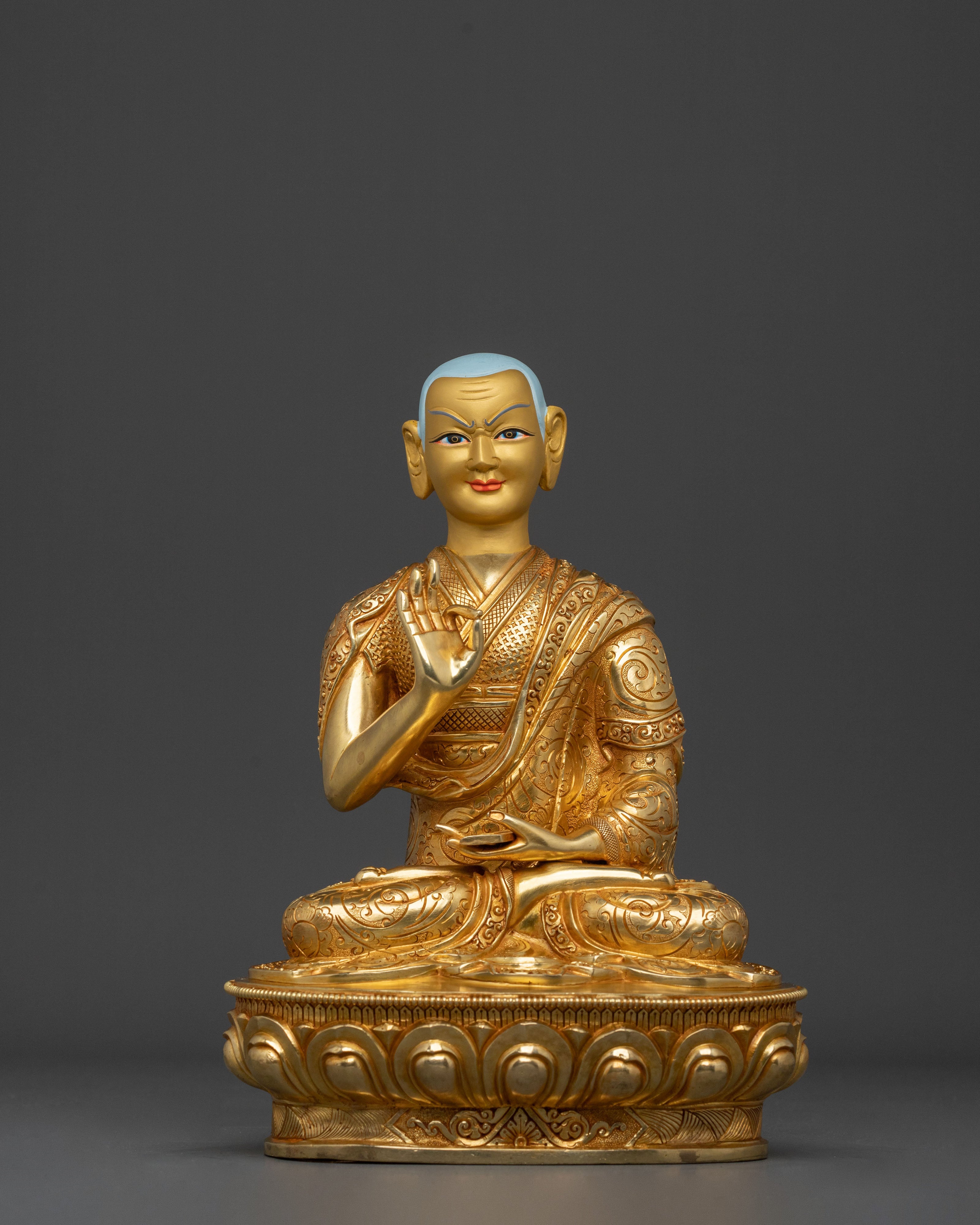 Tsongkhapa Sculpture with Disciples | Buddhist Master