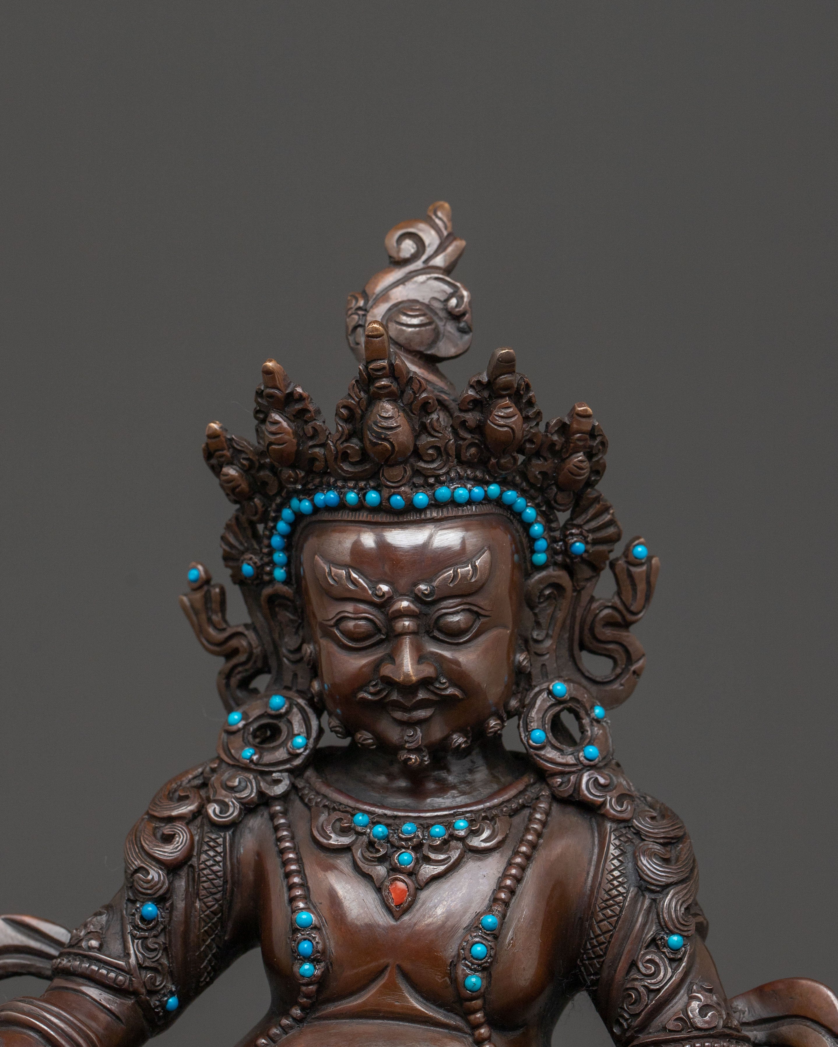 Protector Dzambhala Spiritual Statue for Prosperity