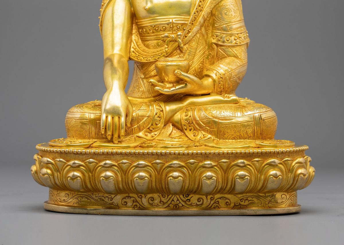 Shakyamuni Buddha Statue | Hand-Carved Buddhist Figurine