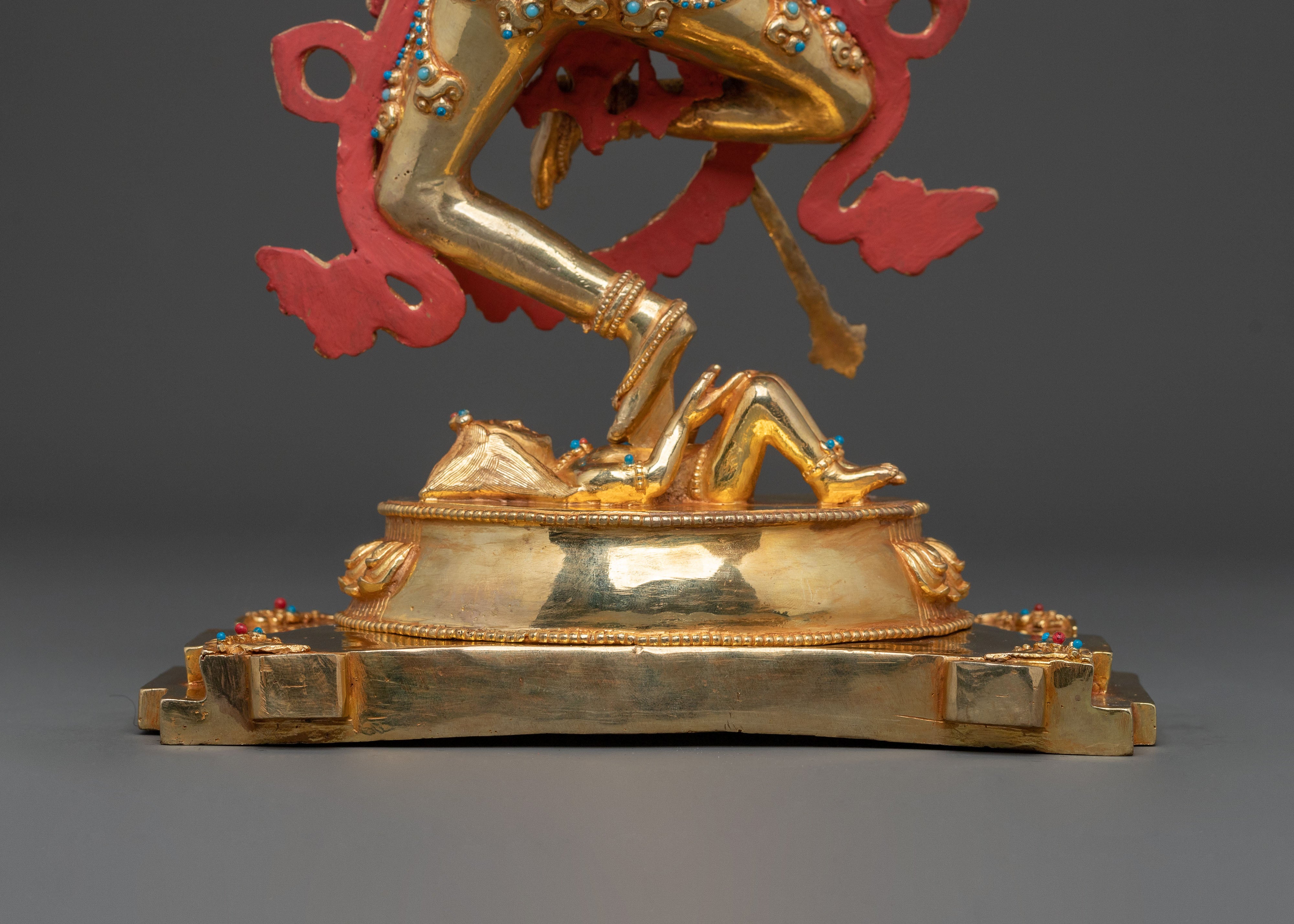 Dorje Phagmo Divine Sculpture: 24K Golden Figure
