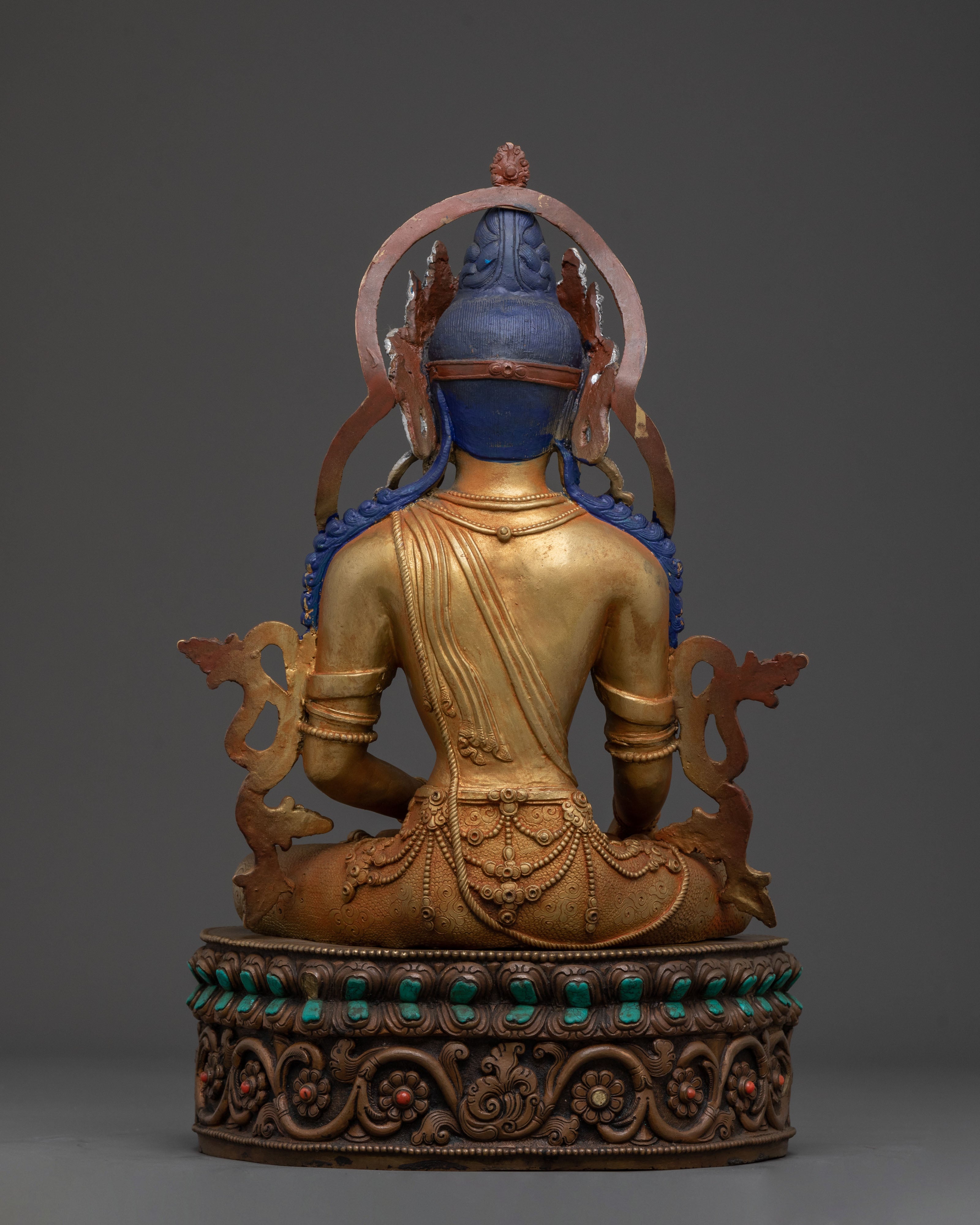 Crown Shakyamuni Statue | Sacred Altar Decor
