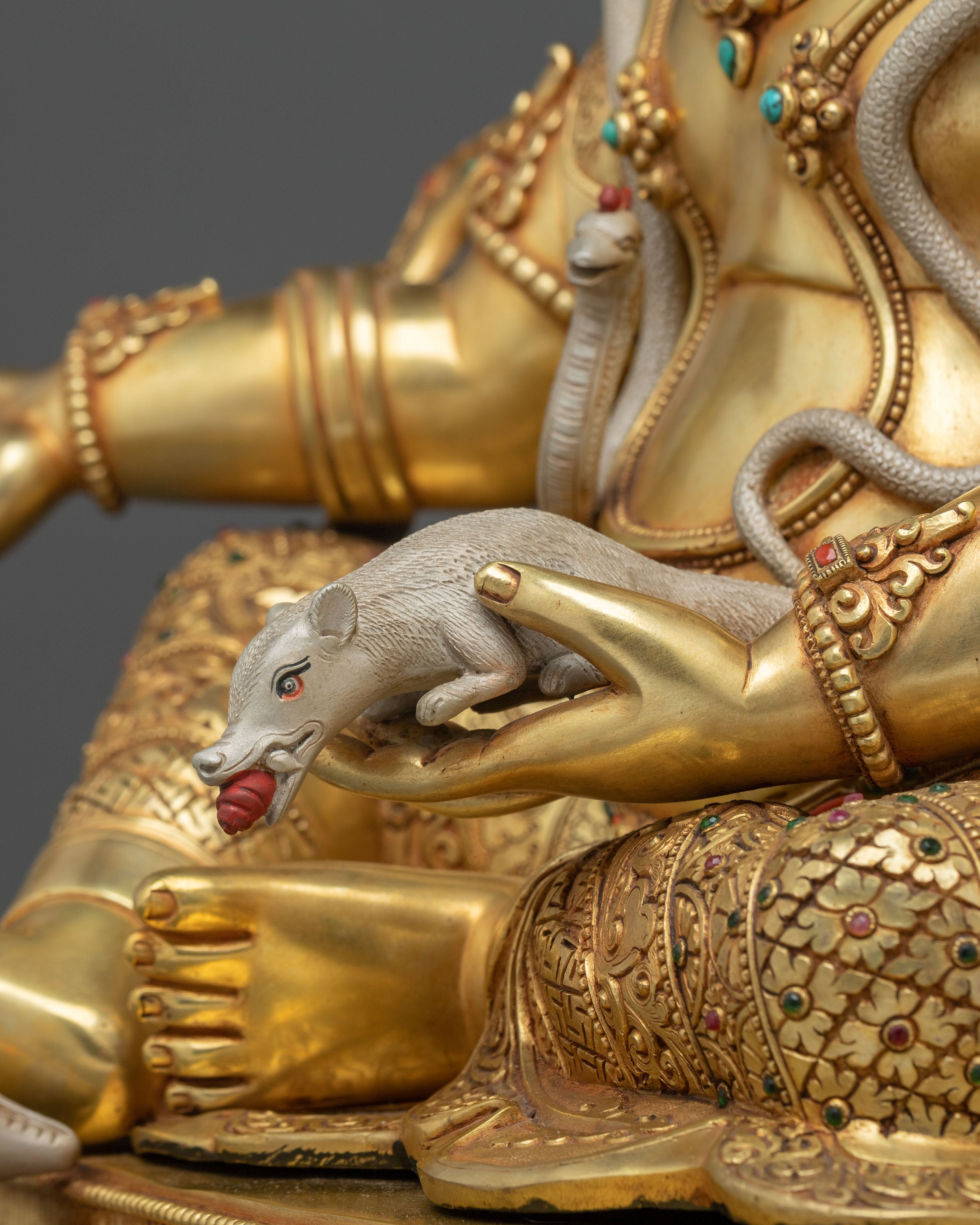 Traditional Himalayan Dzambhala Statue | Home Decor