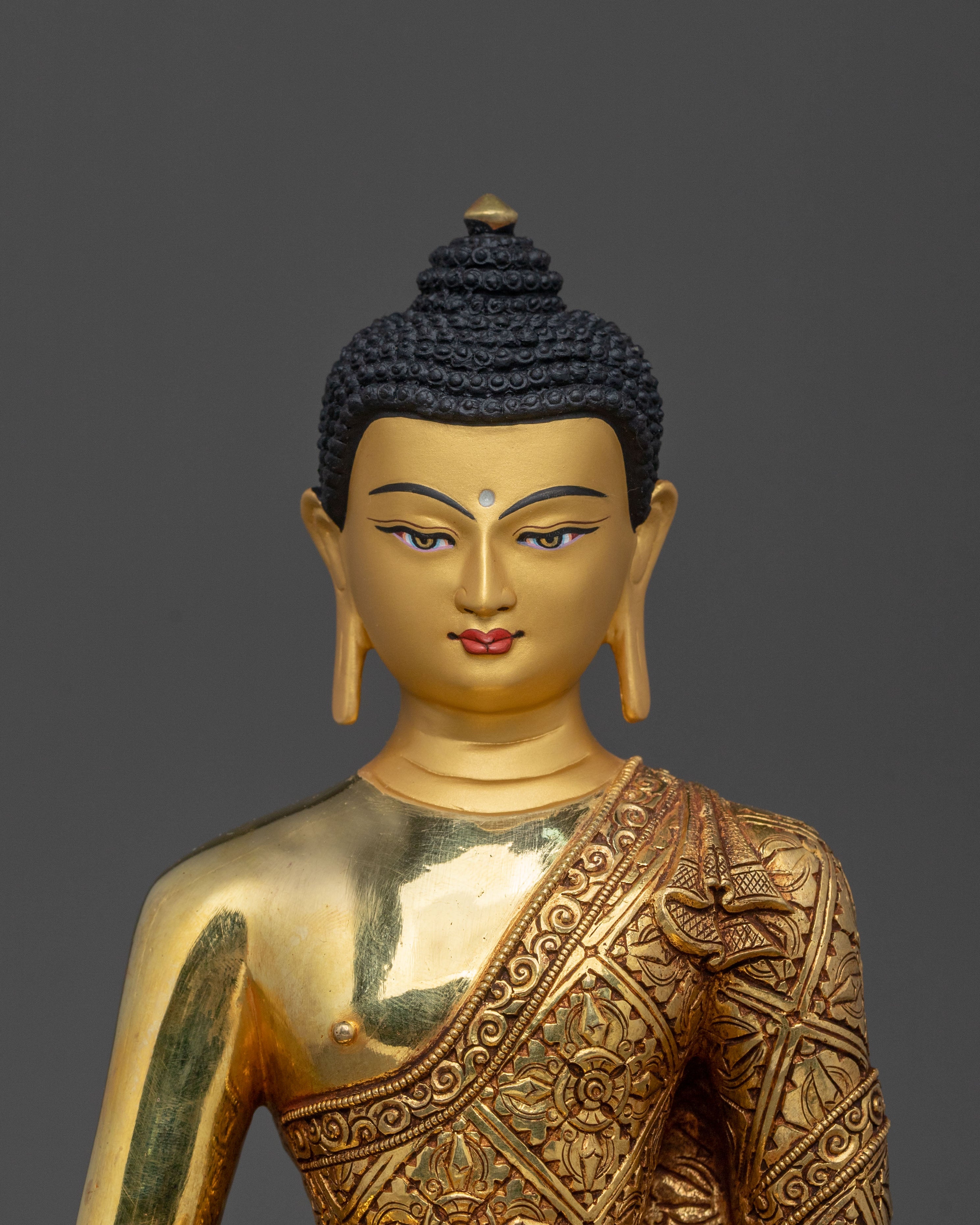 Handcrafted Traditional Statue of Amitabha Buddha | Altar Decor