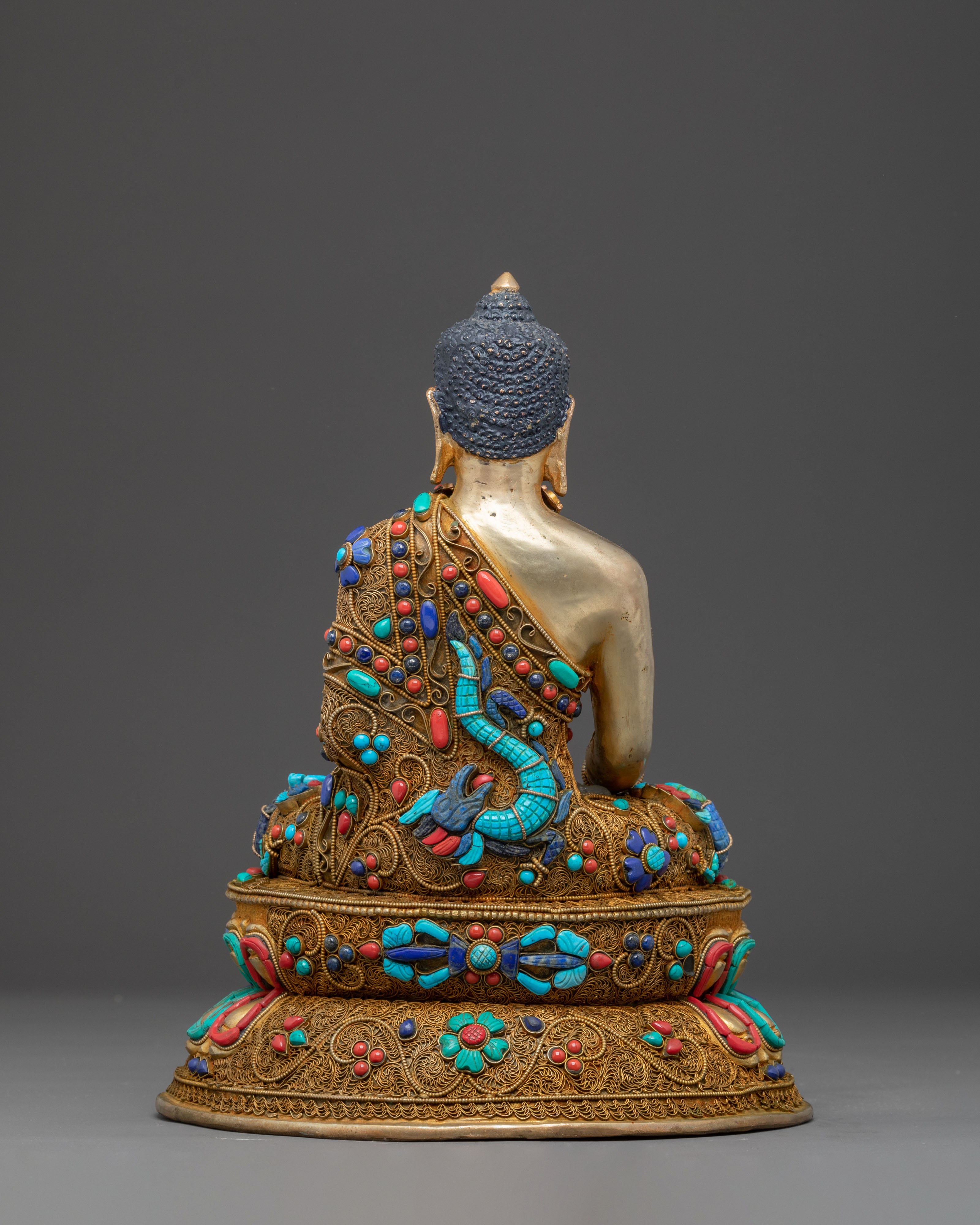 Shakyamuni Buddha: Handcrafted Crystal Sculpture