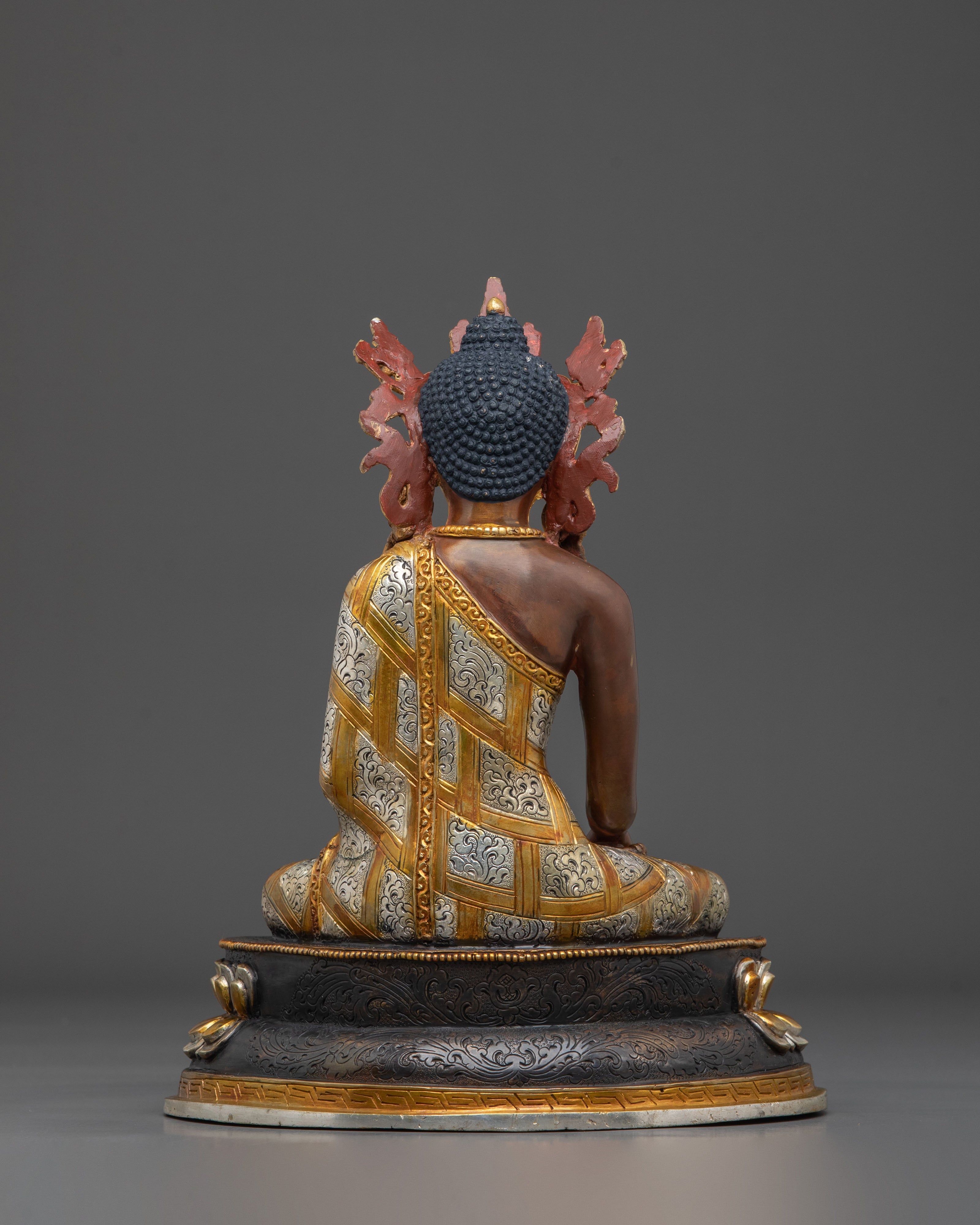 Three Buddhas Statue Set of Wisdom, Enlightenment, and Healing