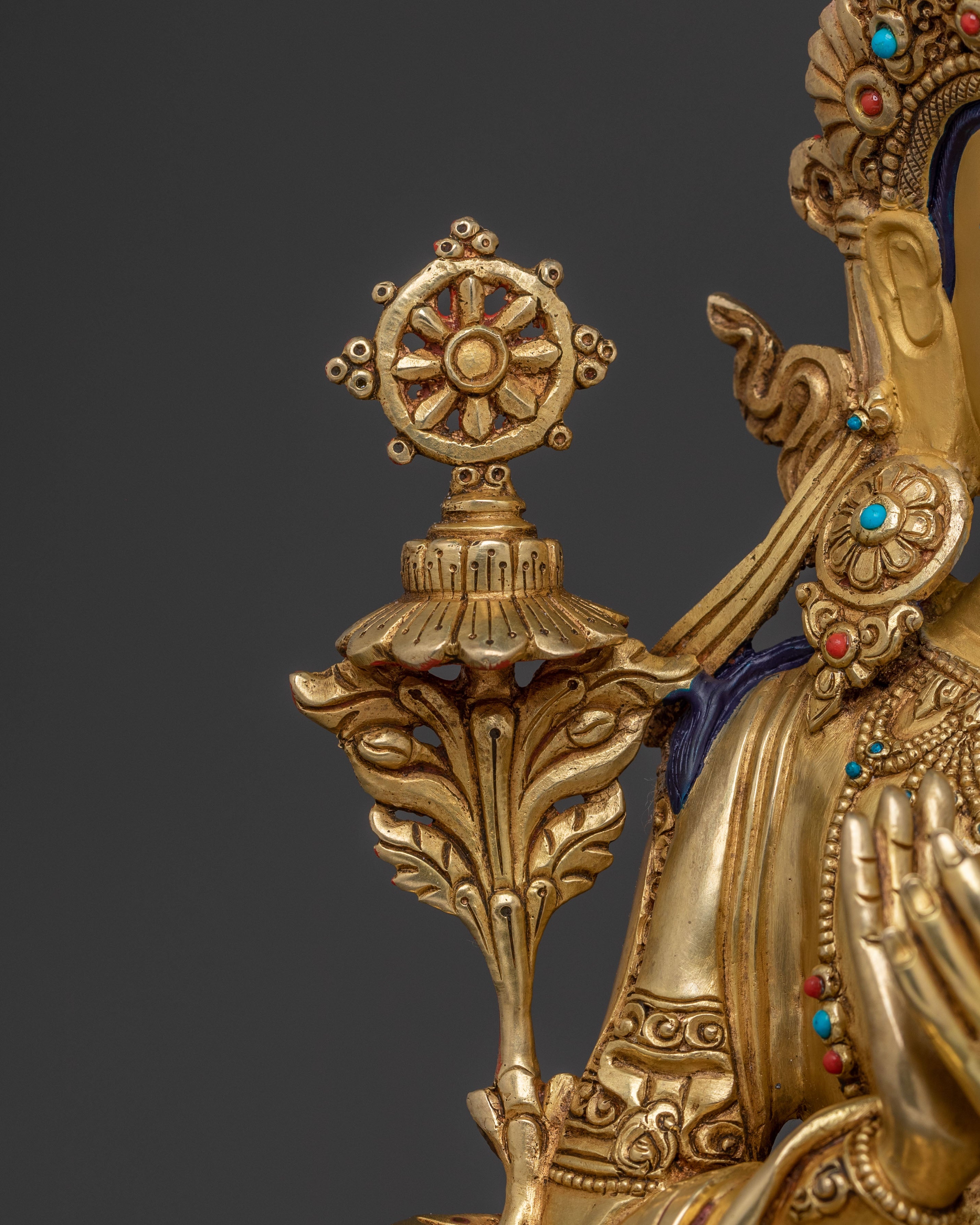 Maitreya Buddha Statue – 24K Gold Gilded | The Hope of Future