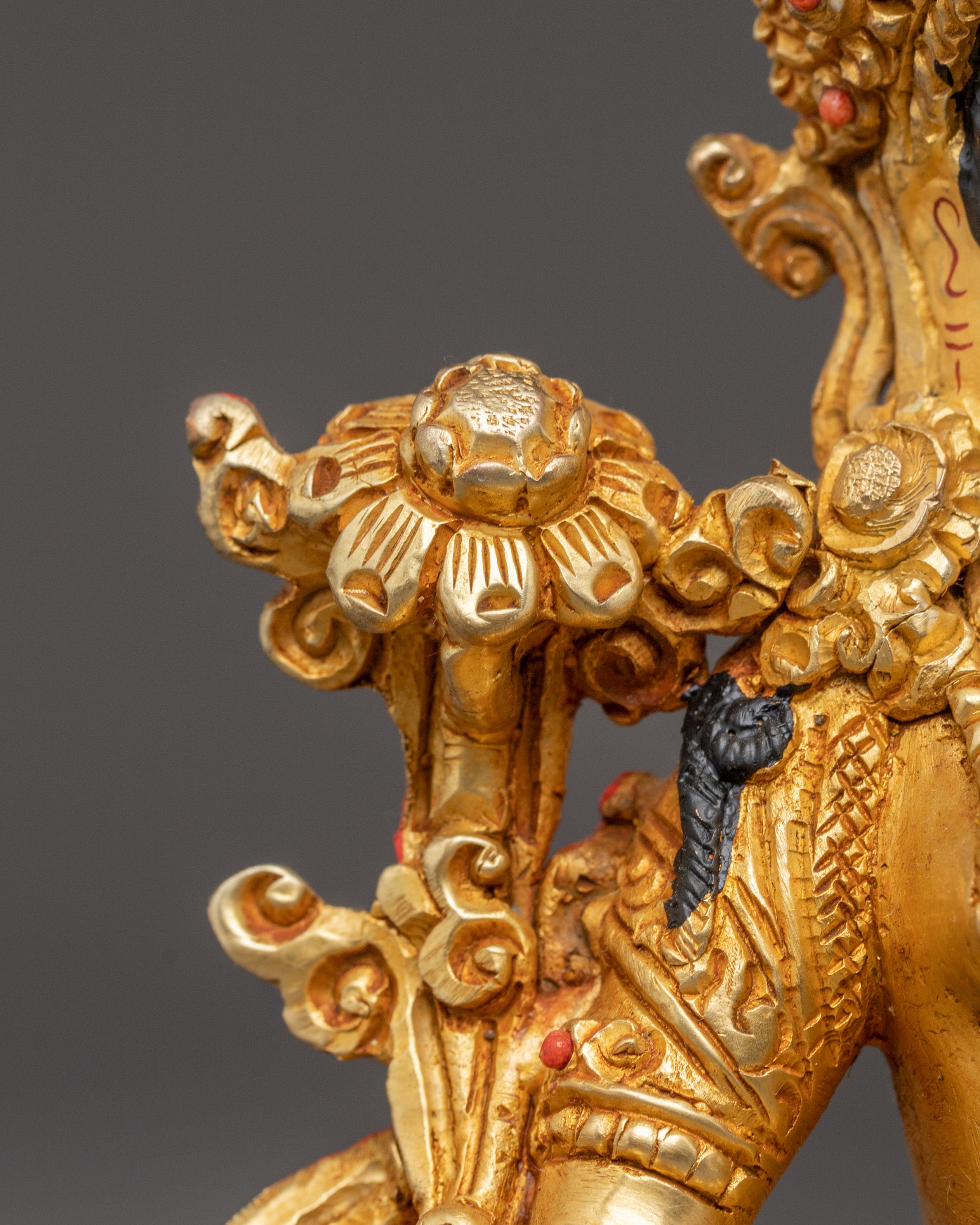 Mother Shyama Tara Golden Statue | Embodiment of Compassionate Action