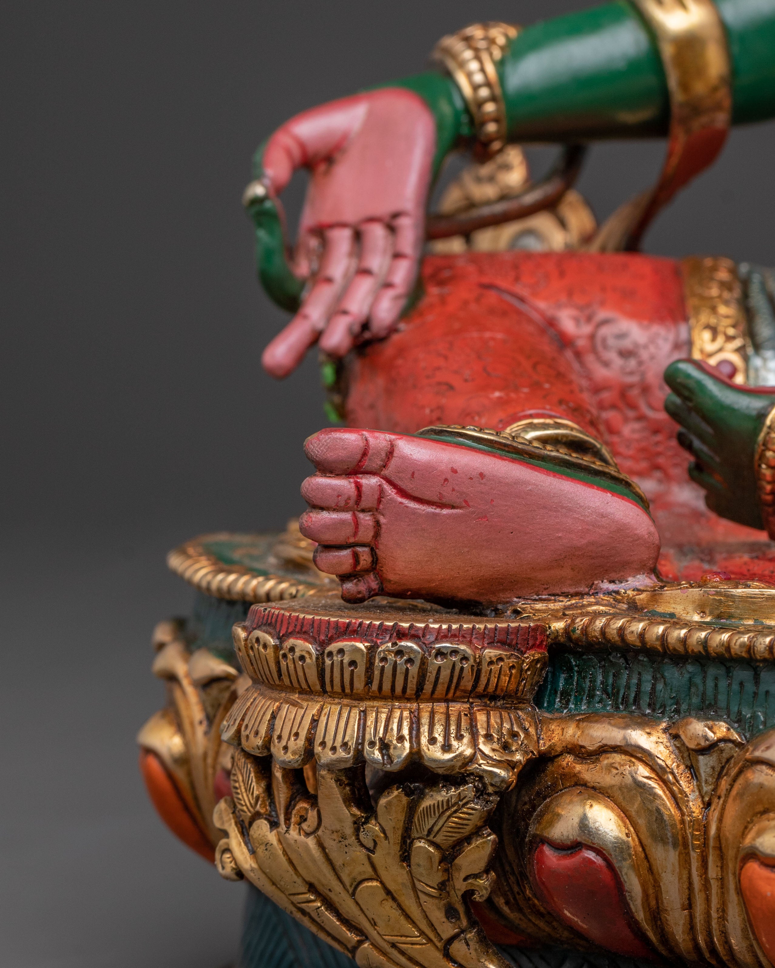 Green Tara Protective Statue | Enlightened Compassion