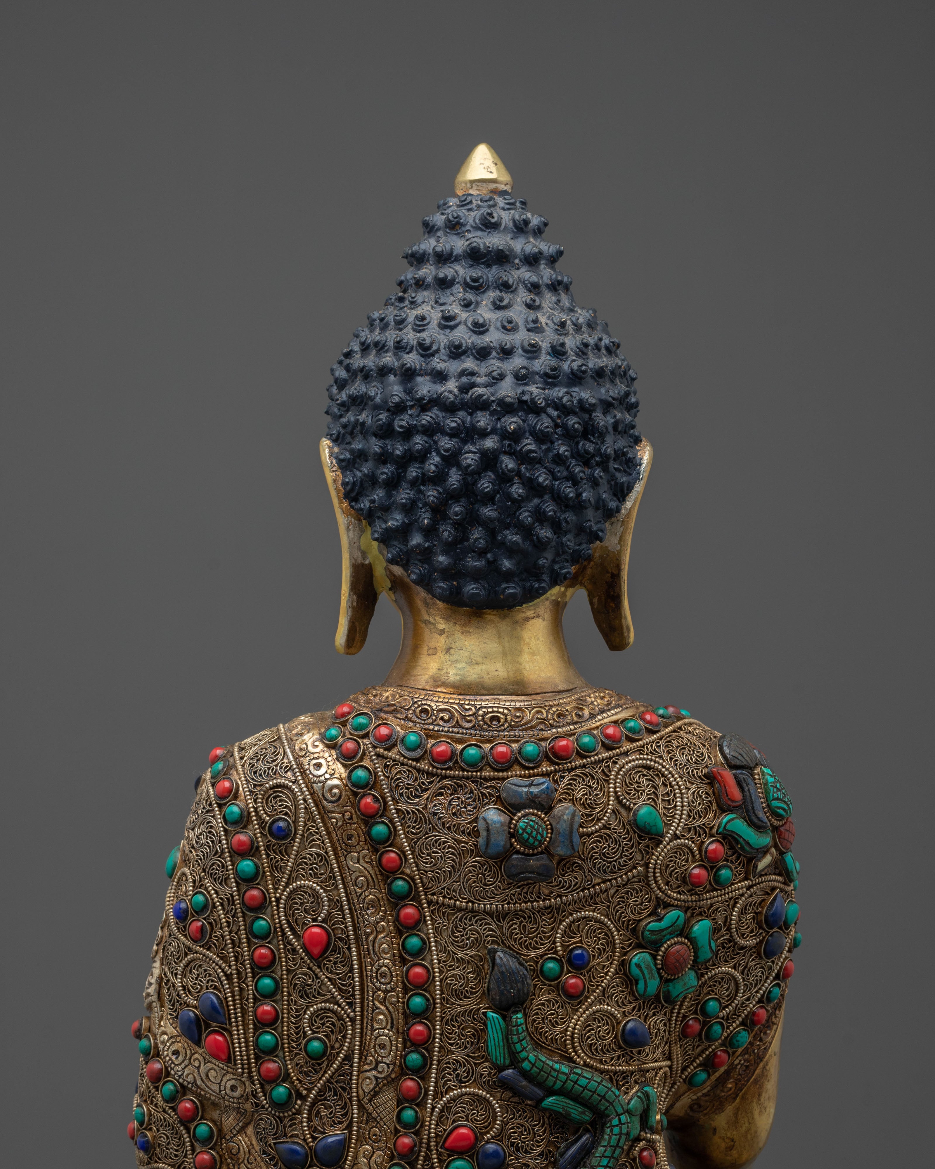 Shakya Thubpa Shakyamuni Statue | Tibetan Buddhist Buddha Sculpture