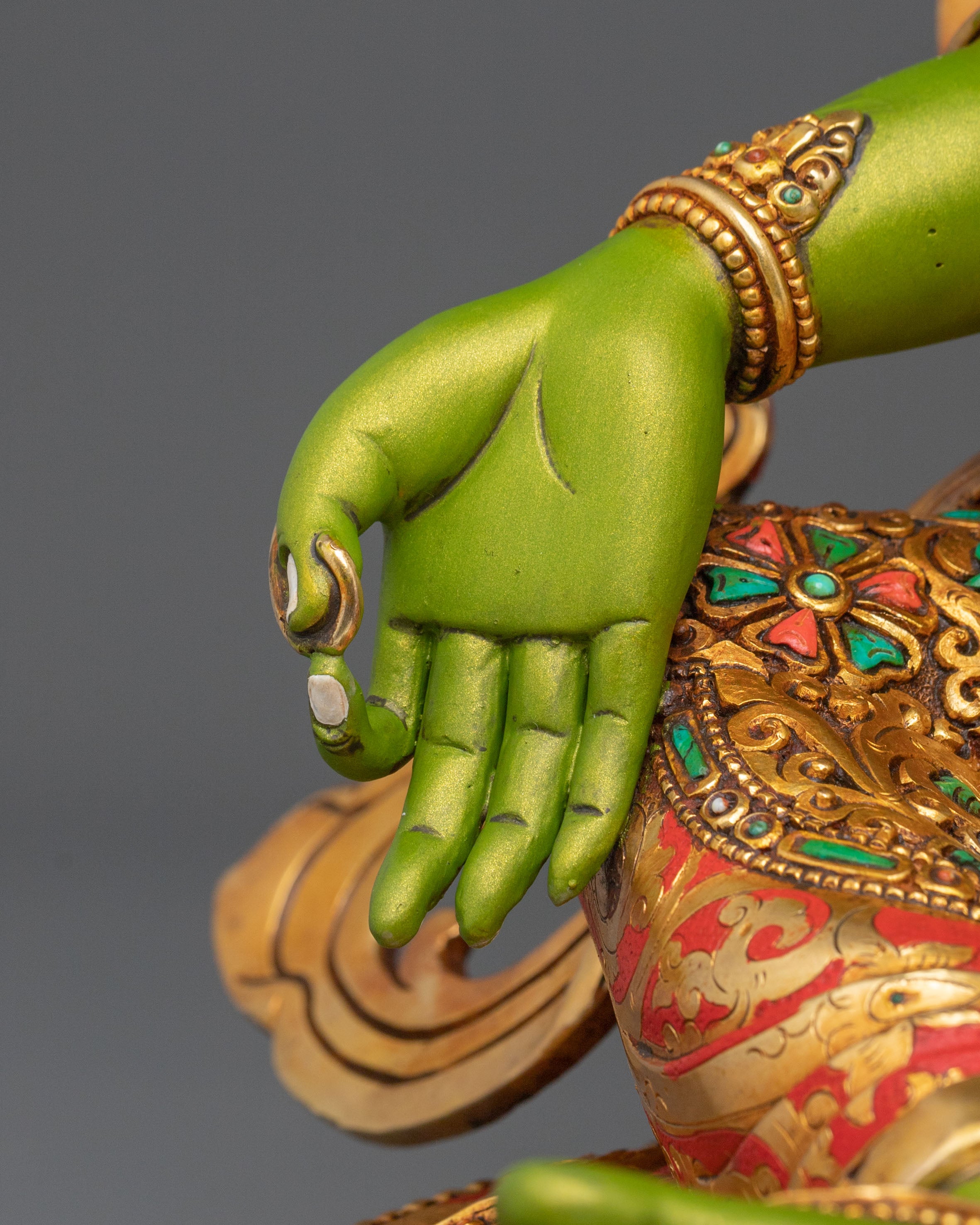 Green Tara Sacred Statue | Made in Nepal