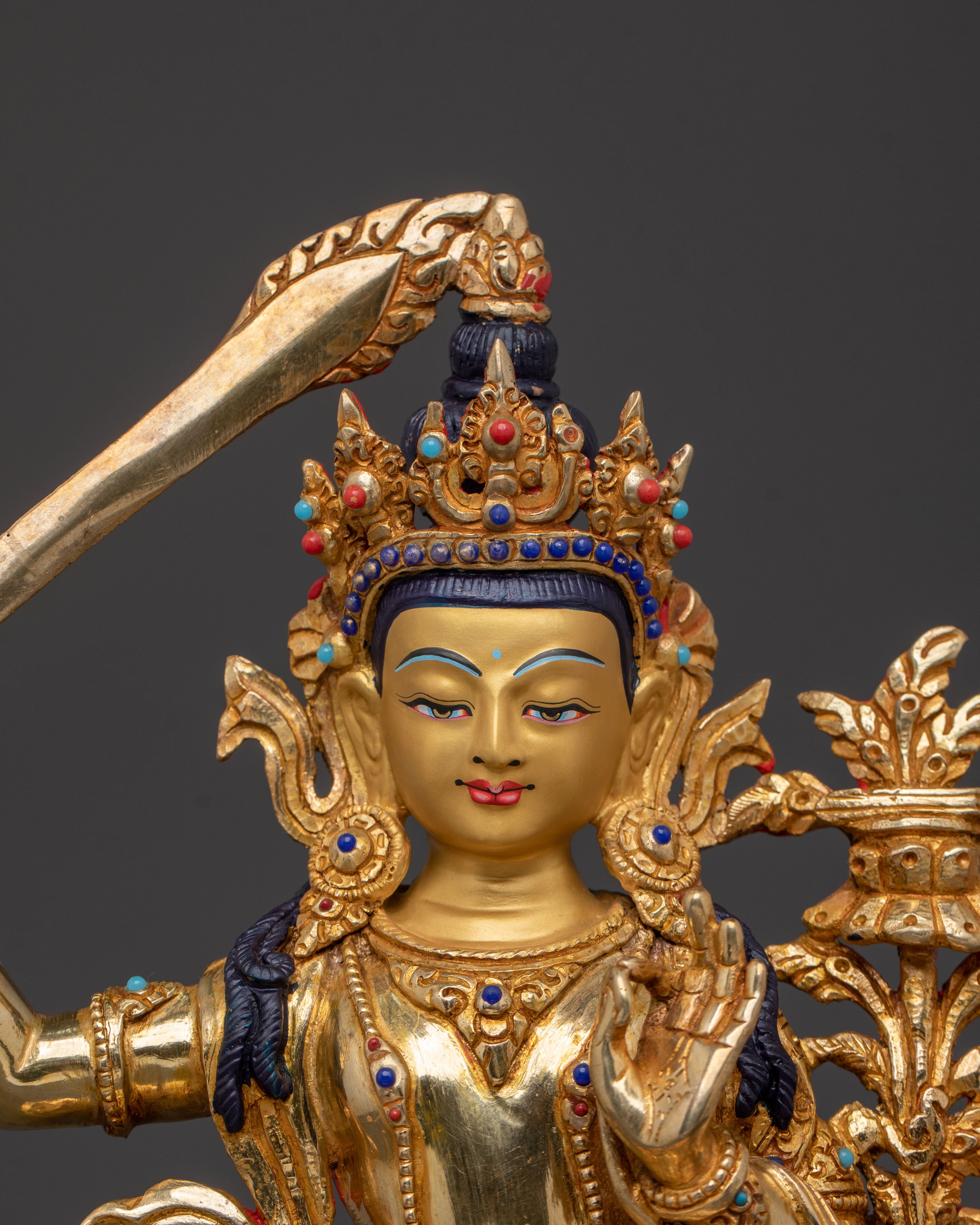 Manjushri Sacred Statue | Symbol of Supreme Wisdom