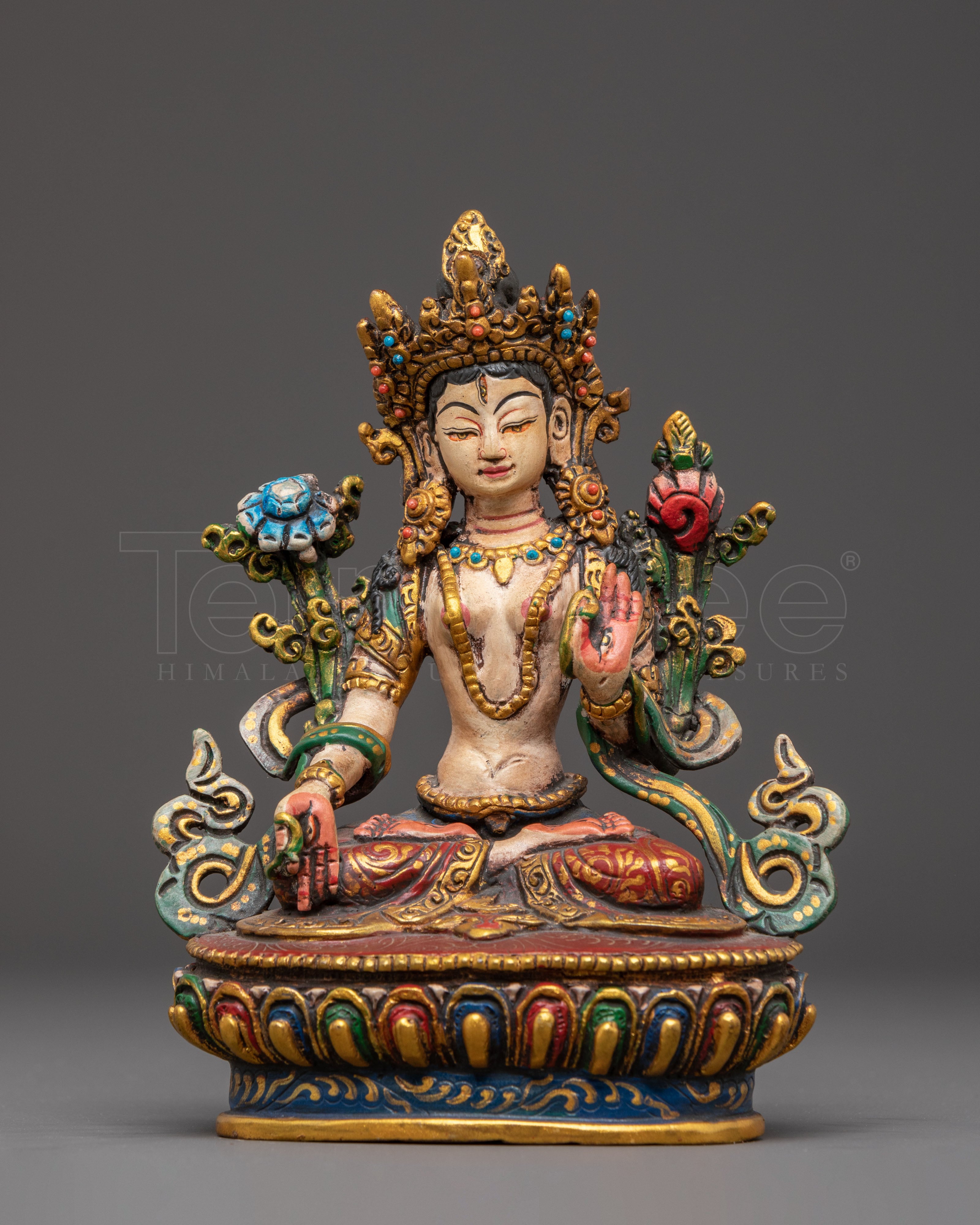 White Tara Art: Symbol of Power | Spiritual Decor for Meditation