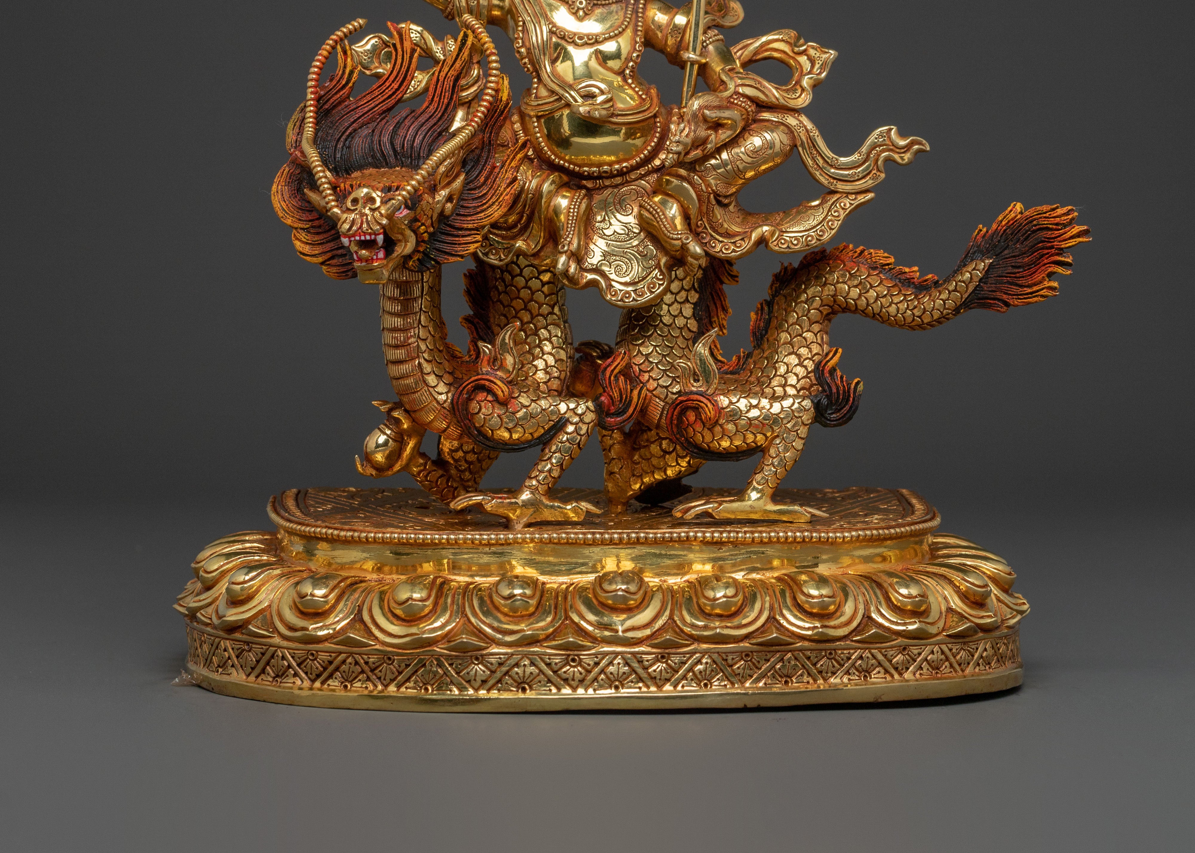 White Dzambhala Sacred Statue | Wealth God