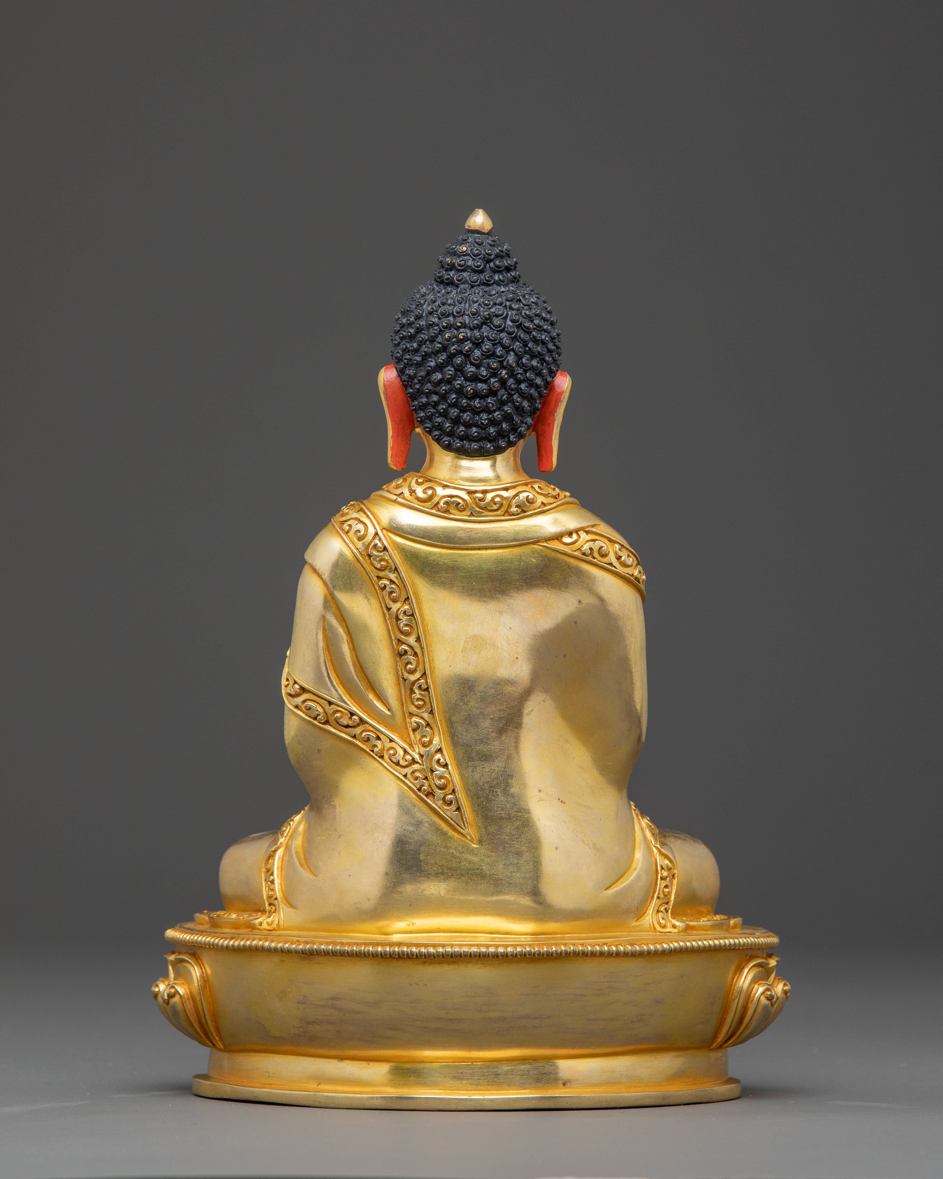 Vairocana Uttarabodhi Mudra Statue  – 24K Gold Gilded