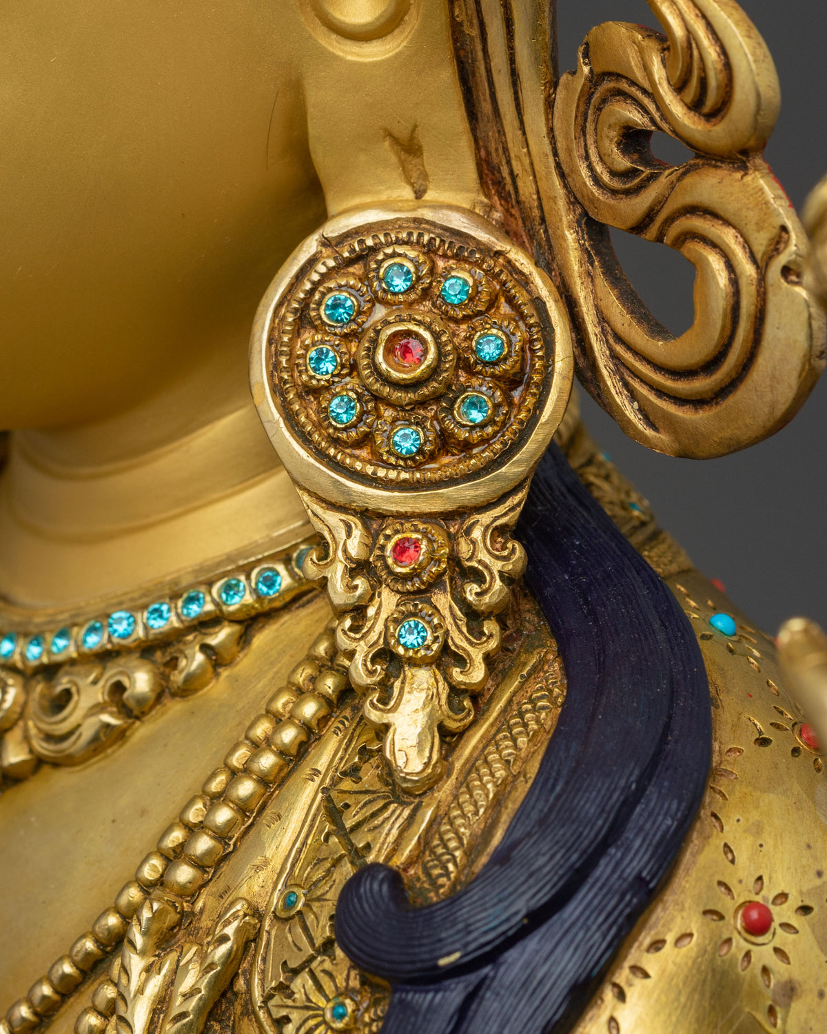 Himalayan Figurine of Chenrezig | Embodiment of Infinite Compassion