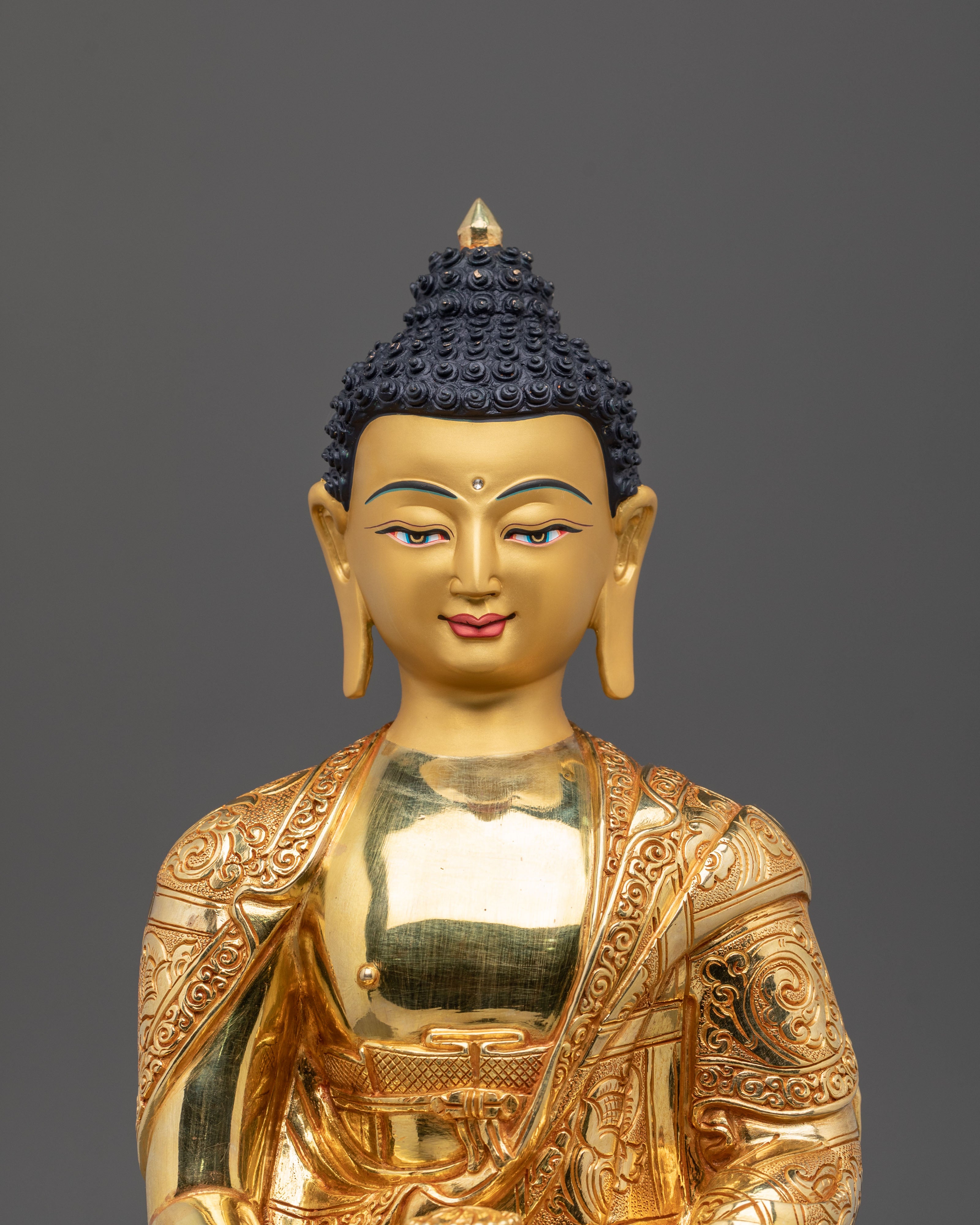 Amitabha Buddha Sculpture | Tibetan Buddhist Figurine