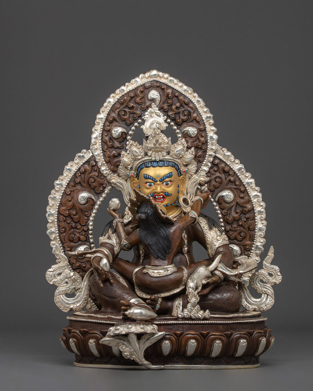 Green Dzambhala Statue